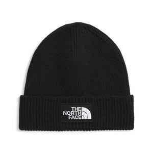 The North Face Logo Box Cuffed Beanie-Black