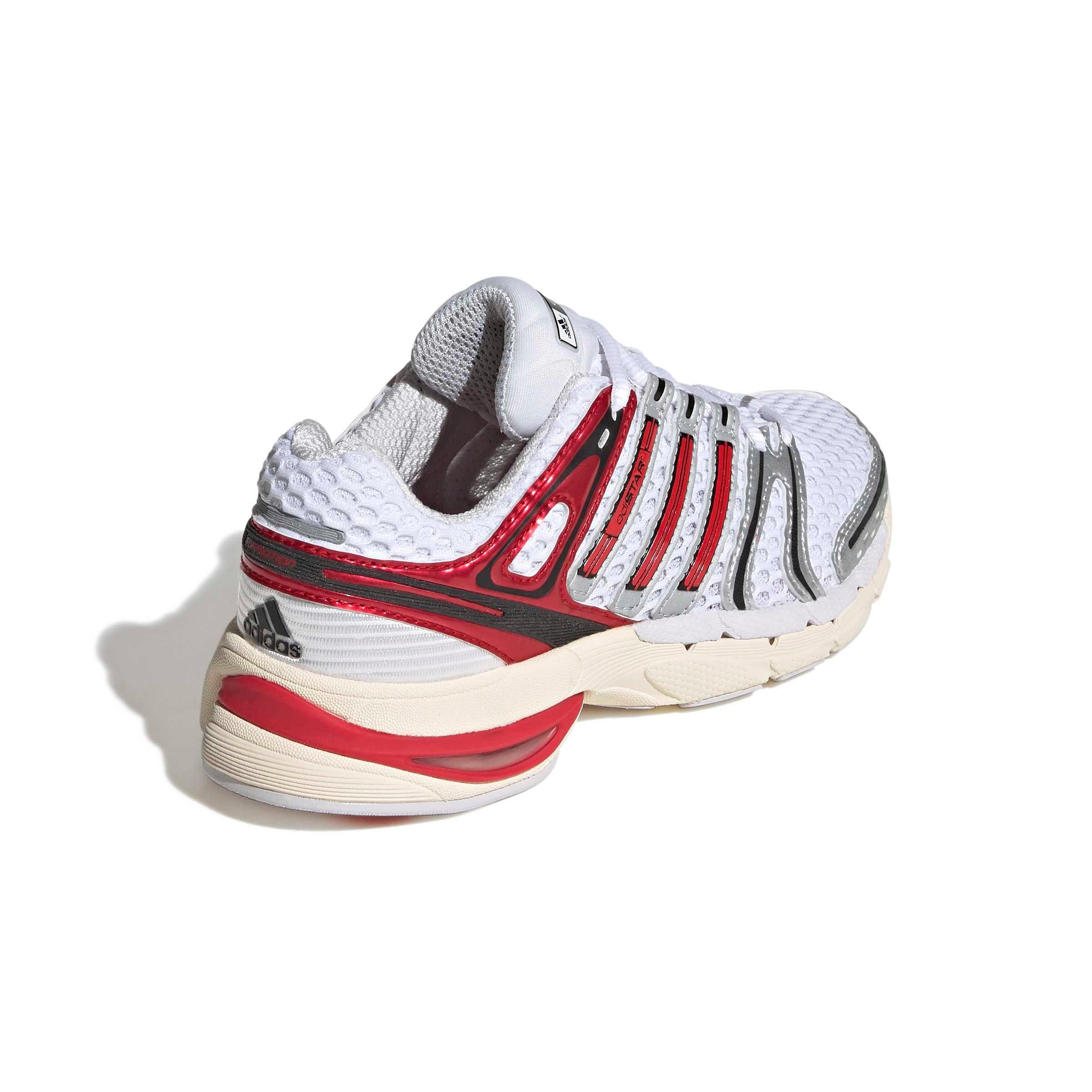 adidas Originals Adistar Control 5 "Ftwr White/Better Scarlet/Dash Grey" Grade School Boys' Shoe - WHITE/SCARLET/GREY Thumbnail View 4