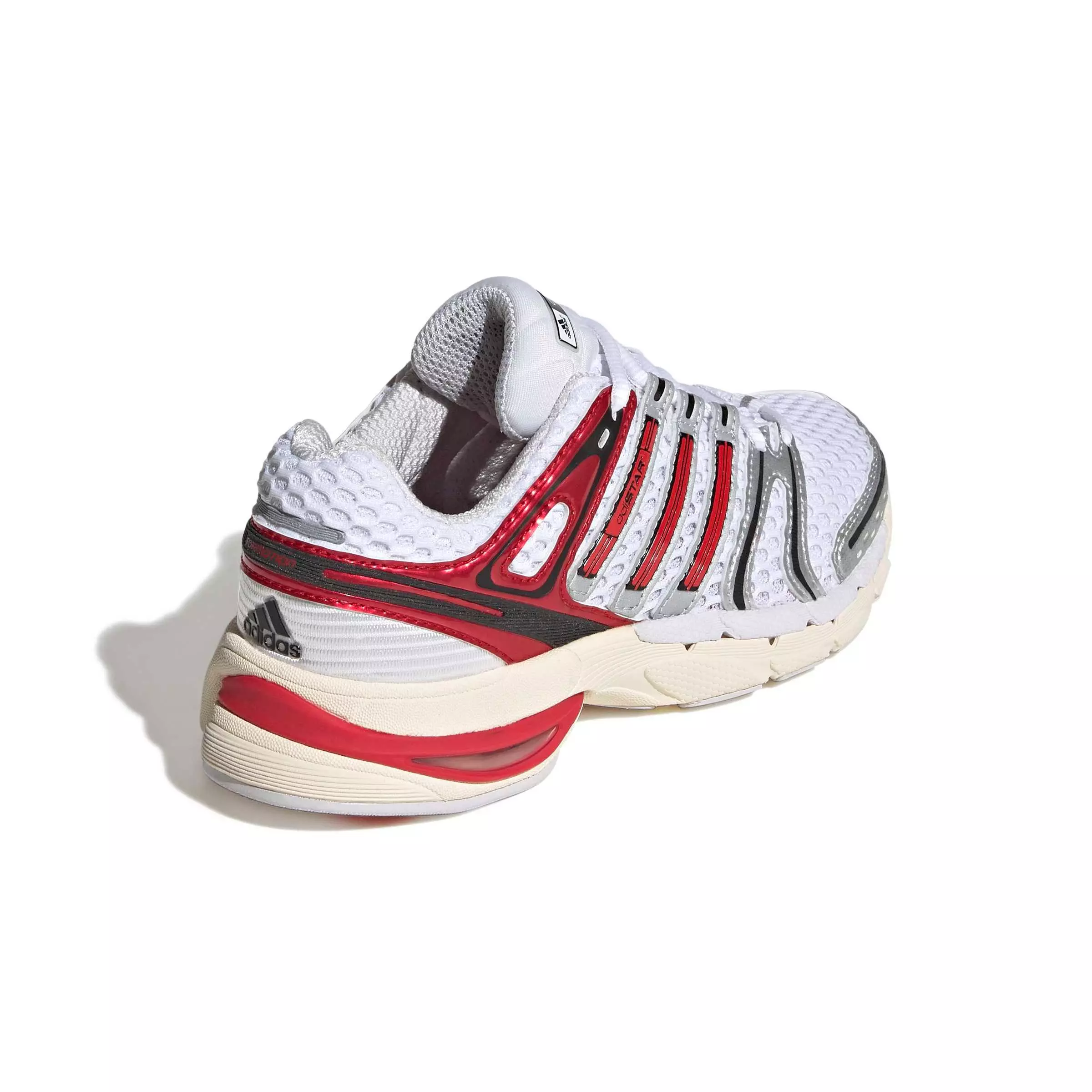 adidas Originals Adistar Control 5 "Ftwr White/Better Scarlet/Dash Grey" Grade School Boys' Shoe - WHITE/SCARLET/GREY