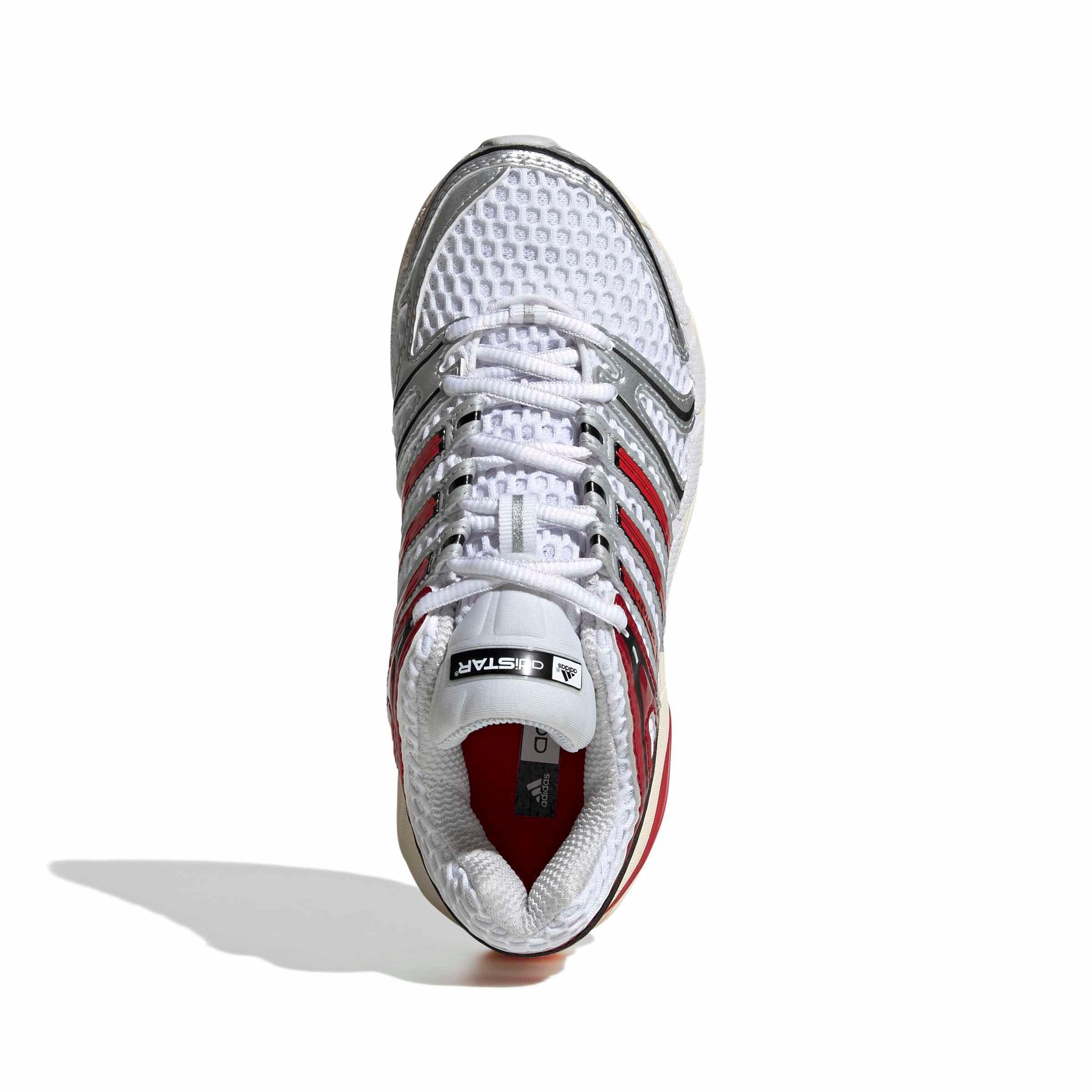 adidas Originals Adistar Control 5 "Ftwr White/Better Scarlet/Dash Grey" Grade School Boys' Shoe - WHITE/SCARLET/GREY Thumbnail View 5