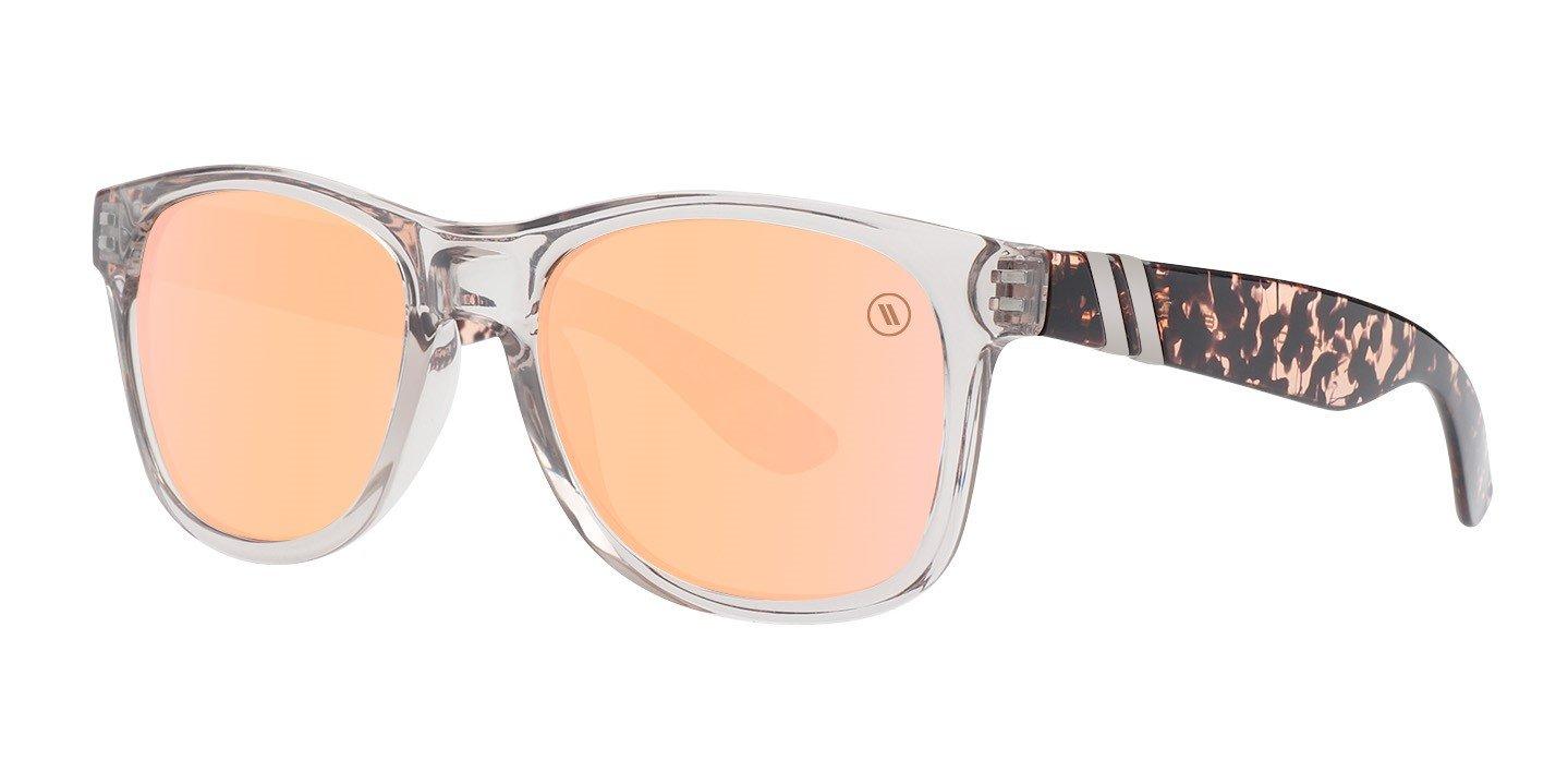 Blenders M Class X2 Frosted Zen Polarized Mirrored Sunglasses - CHAMPAGNE Thumbnail View 1