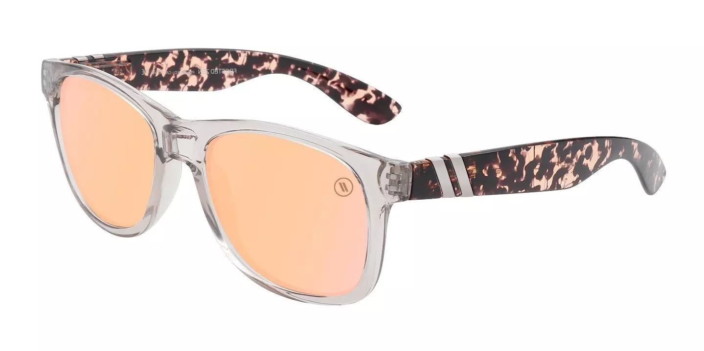 Blenders M Class X2 Frosted Zen Polarized Mirrored Sunglasses - CHAMPAGNE