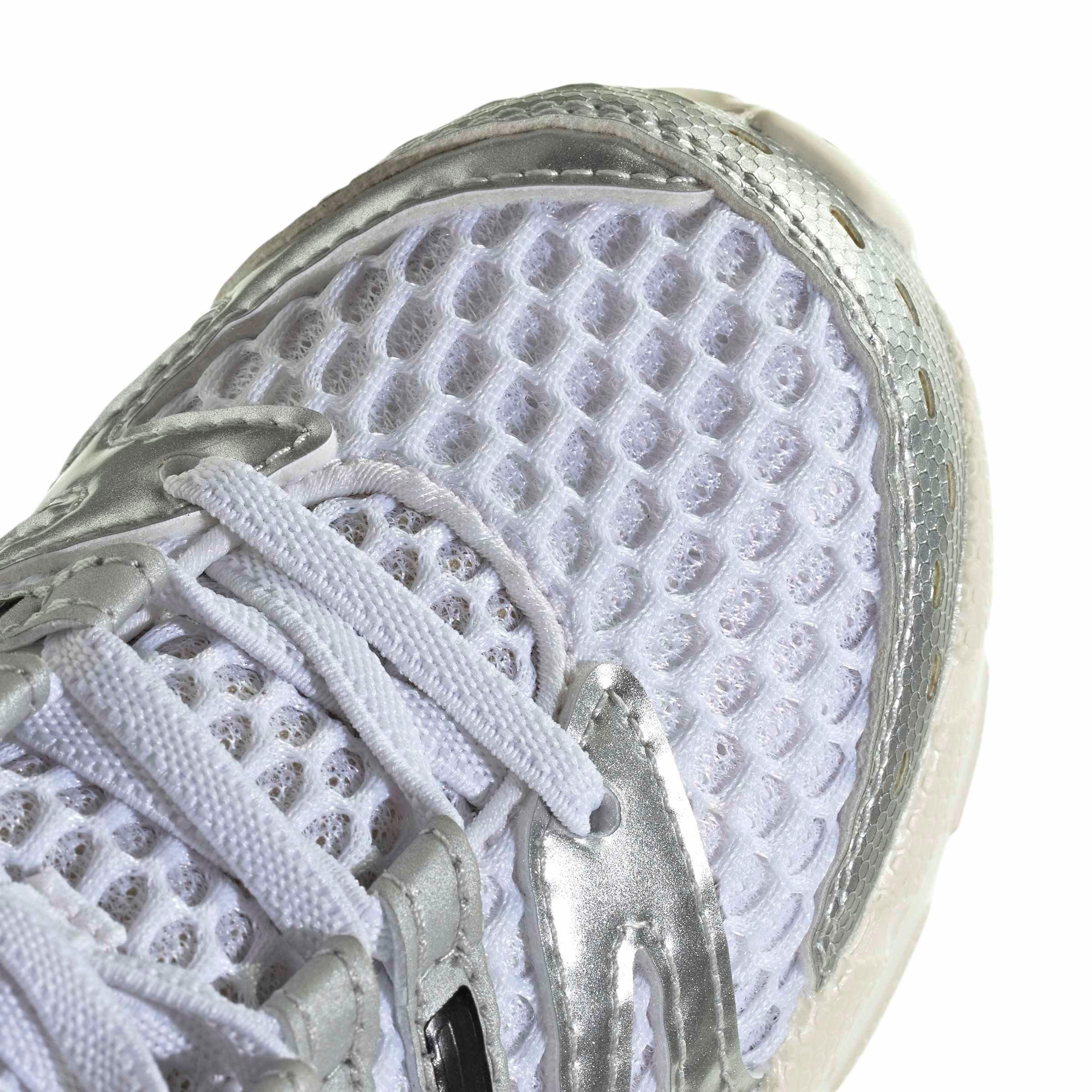 adidas Originals Adistar Control 5 EL "Ftwr White/Silver Metallic/Grey One" Preschool Boys' Shoe - WHITE/SILVER/GREY Thumbnail View 3
