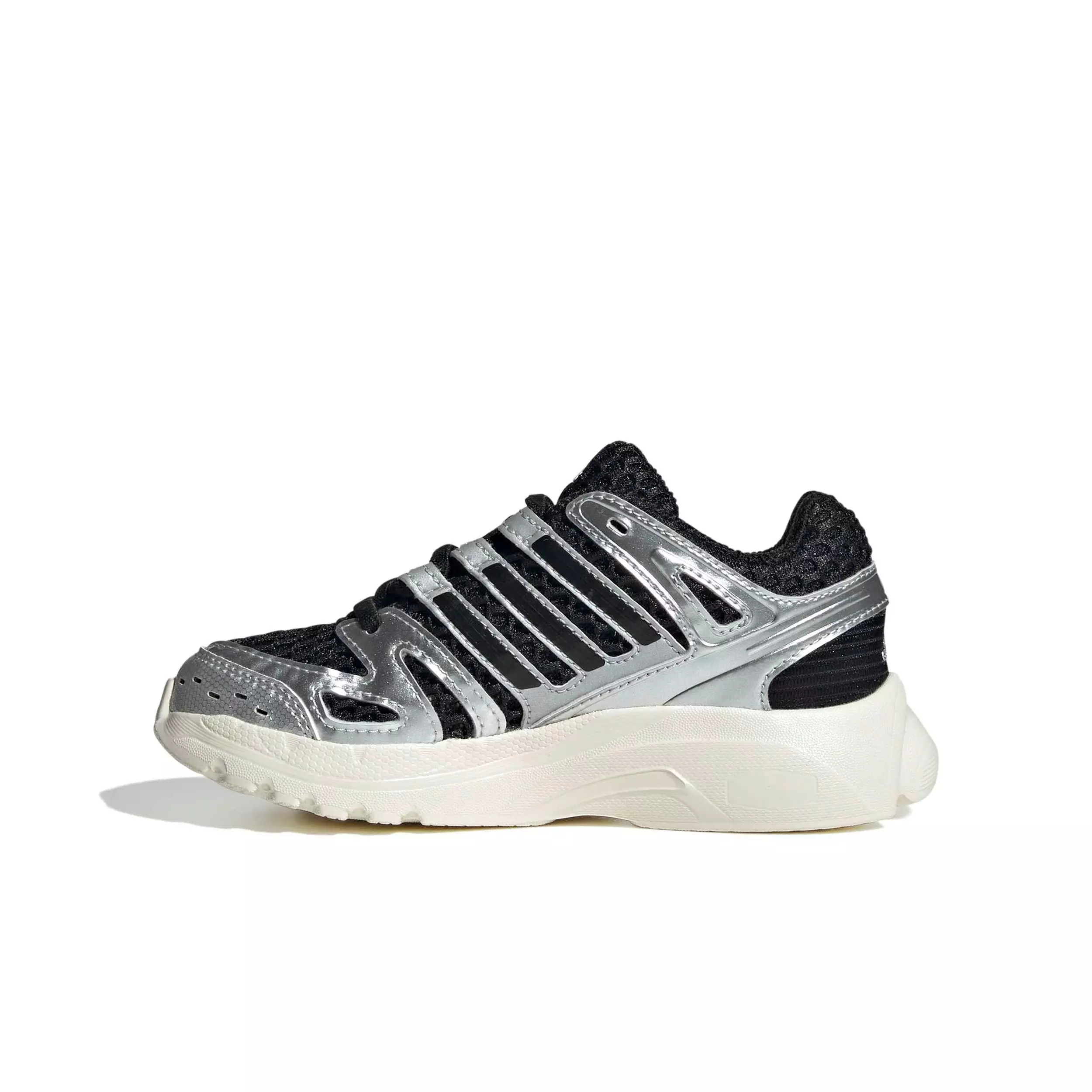 adidas Originals Adistar Control 5 EL "Core Black/Silver Metallic/Grey One" Preschool Boys' Shoe - BLACK/SILVER/GREY