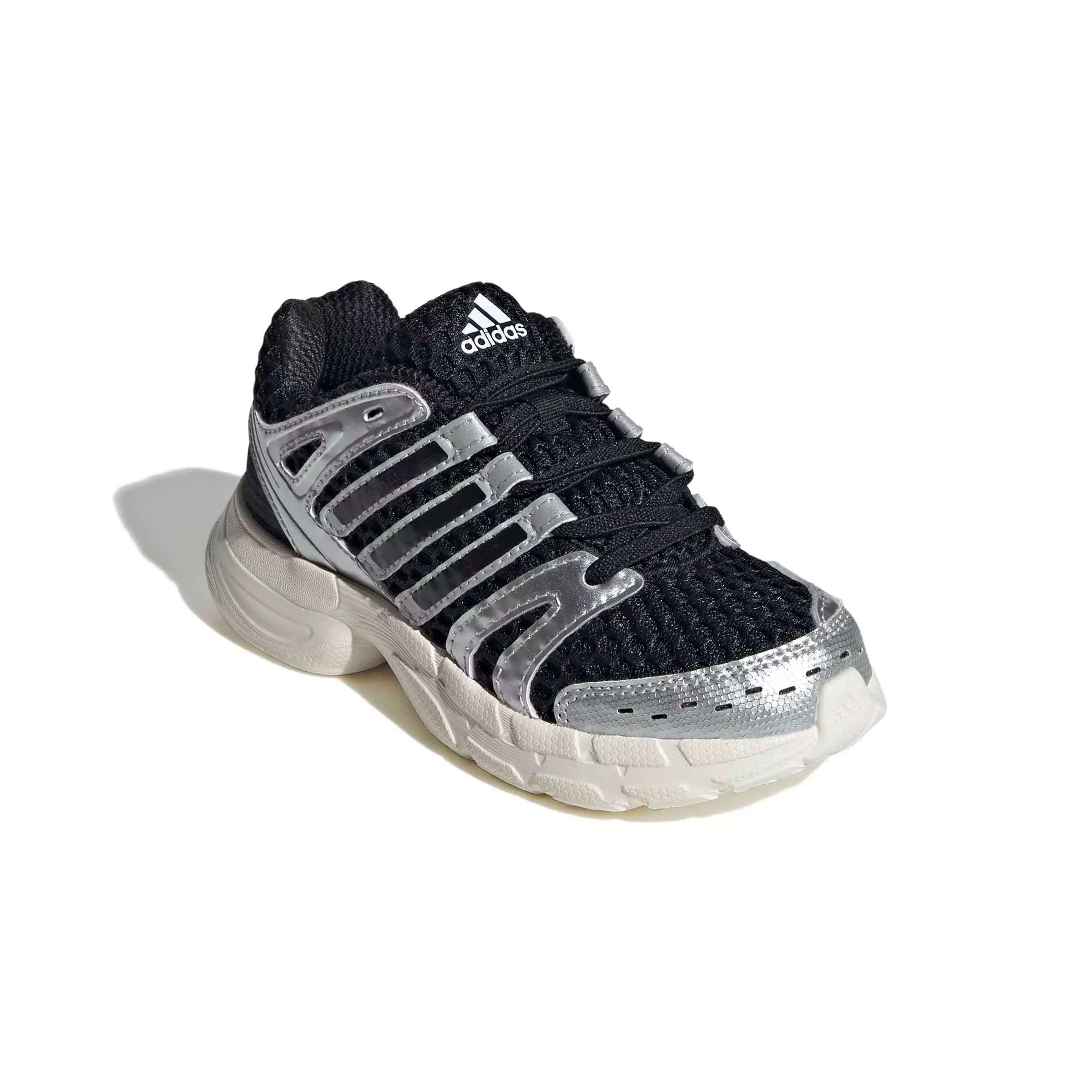 adidas Originals Adistar Control 5 EL "Core Black/Silver Metallic/Grey One" Preschool Boys' Shoe - BLACK/SILVER/GREY