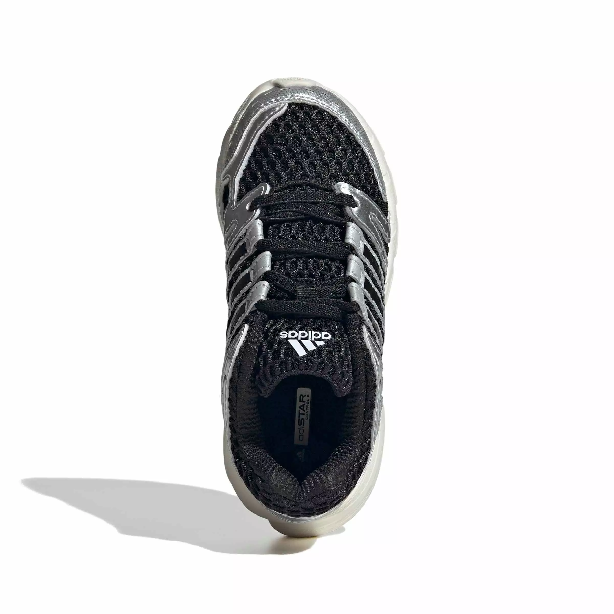 adidas Originals Adistar Control 5 EL "Core Black/Silver Metallic/Grey One" Preschool Boys' Shoe - BLACK/SILVER/GREY