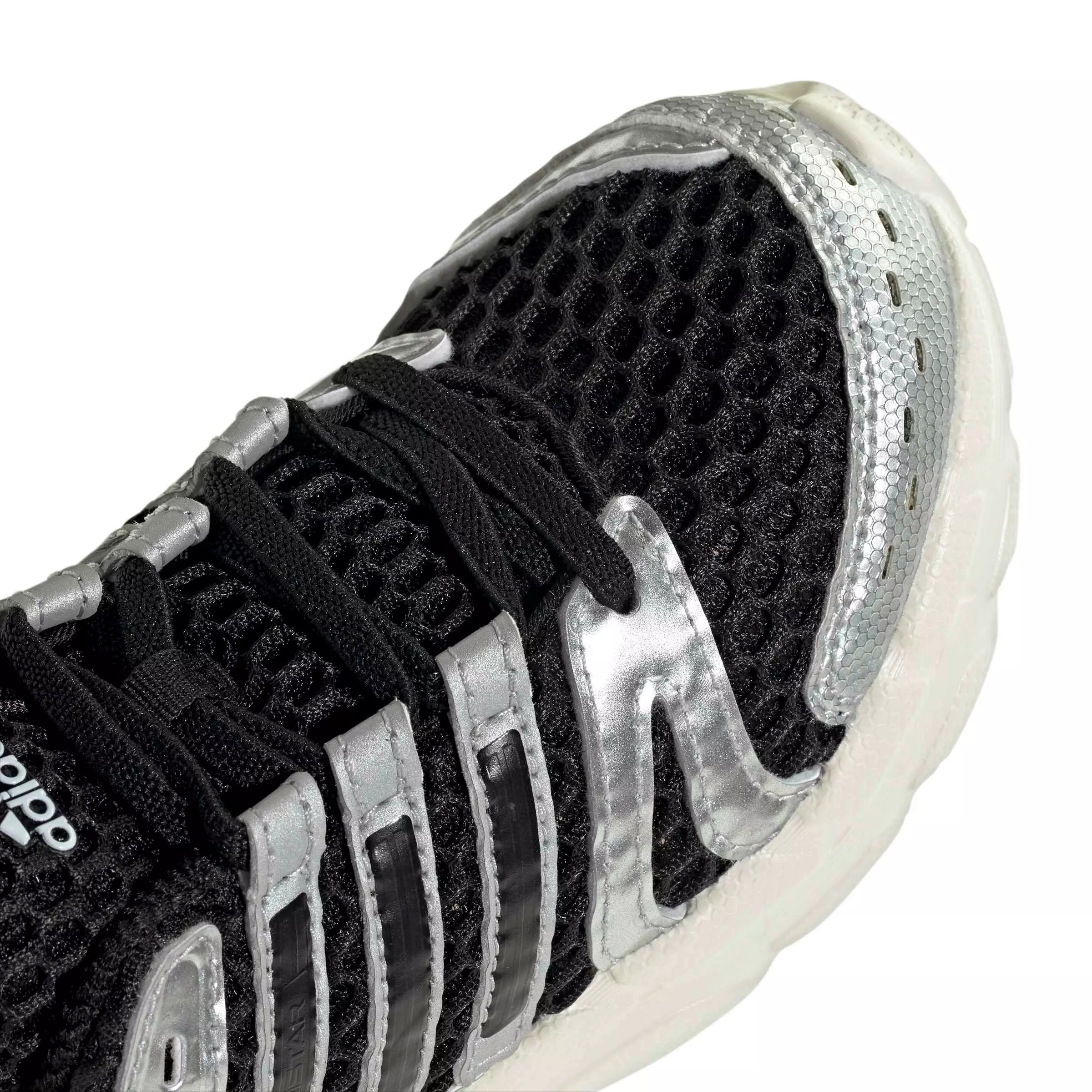 adidas Originals Adistar Control 5 EL "Core Black/Silver Metallic/Grey One" Preschool Boys' Shoe - BLACK/SILVER/GREY