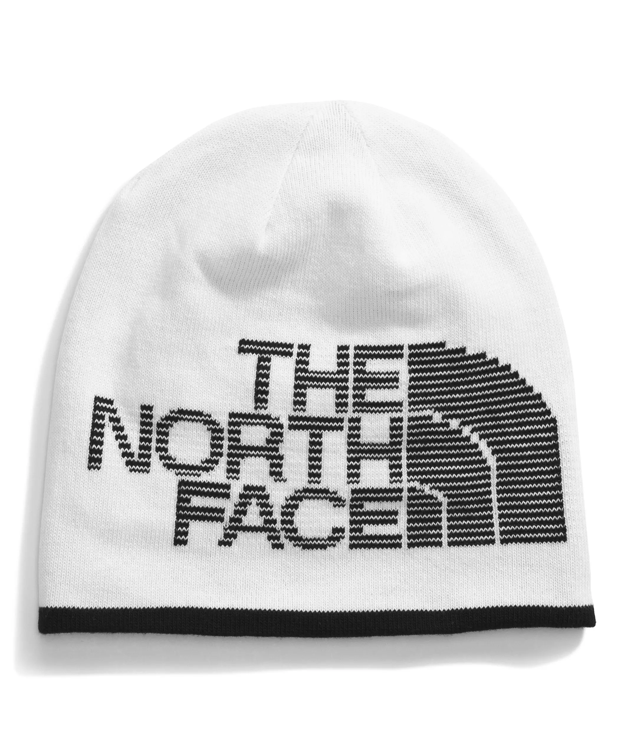 The North Face Reversible Highline Beanie-Black/White - BLACK/WHITE