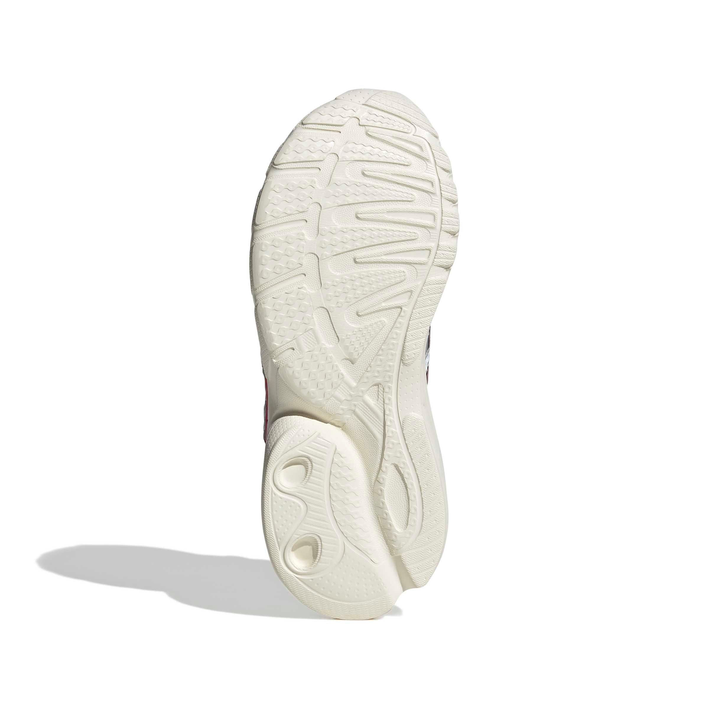 adidas Originals Adistar Control 5 EL "Ftwr White/Better Scarlet/Dash Grey" Preschool Boys' Shoe - WHITE/SCARLET/GREY Thumbnail View 6