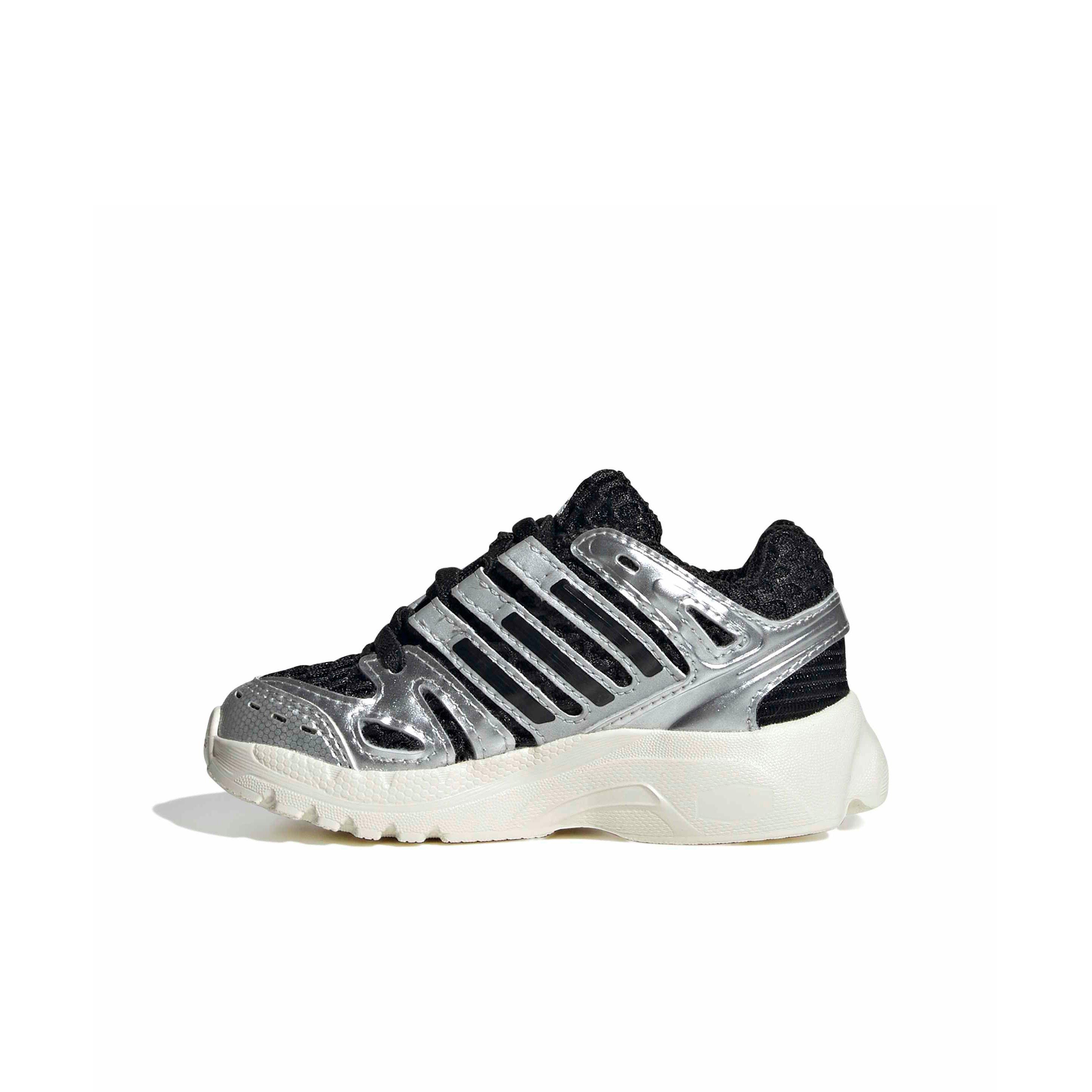 adidas Originals Adistar Control 5 EL Infant Boys' "Core Black/Silver Metallic/Grey One" Shoe
