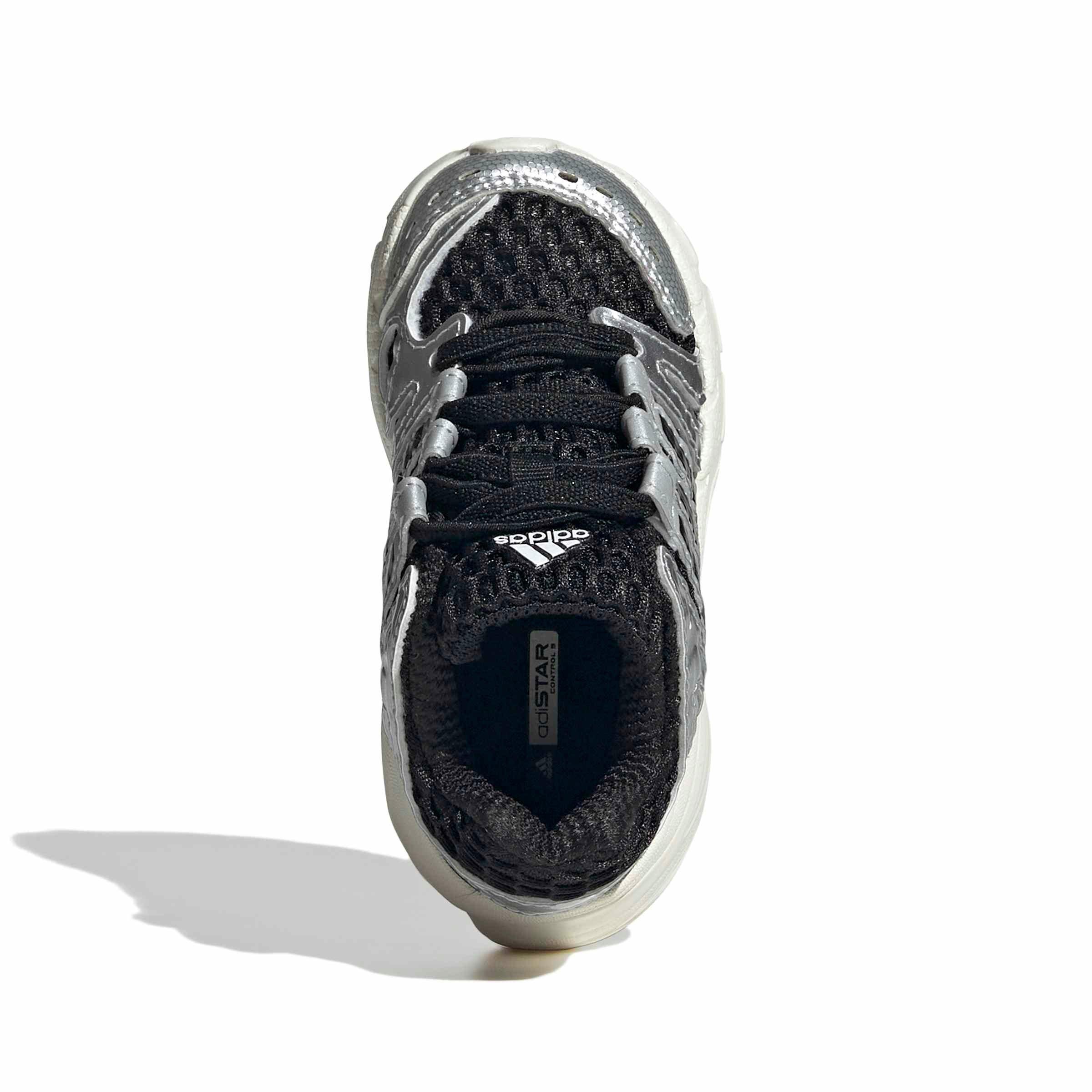 adidas Originals Adistar Control 5 EL "Core Black/Silver Metallic/Grey One" Infant Boys' Shoe - BLACK/SILVER/GREY Thumbnail View 5