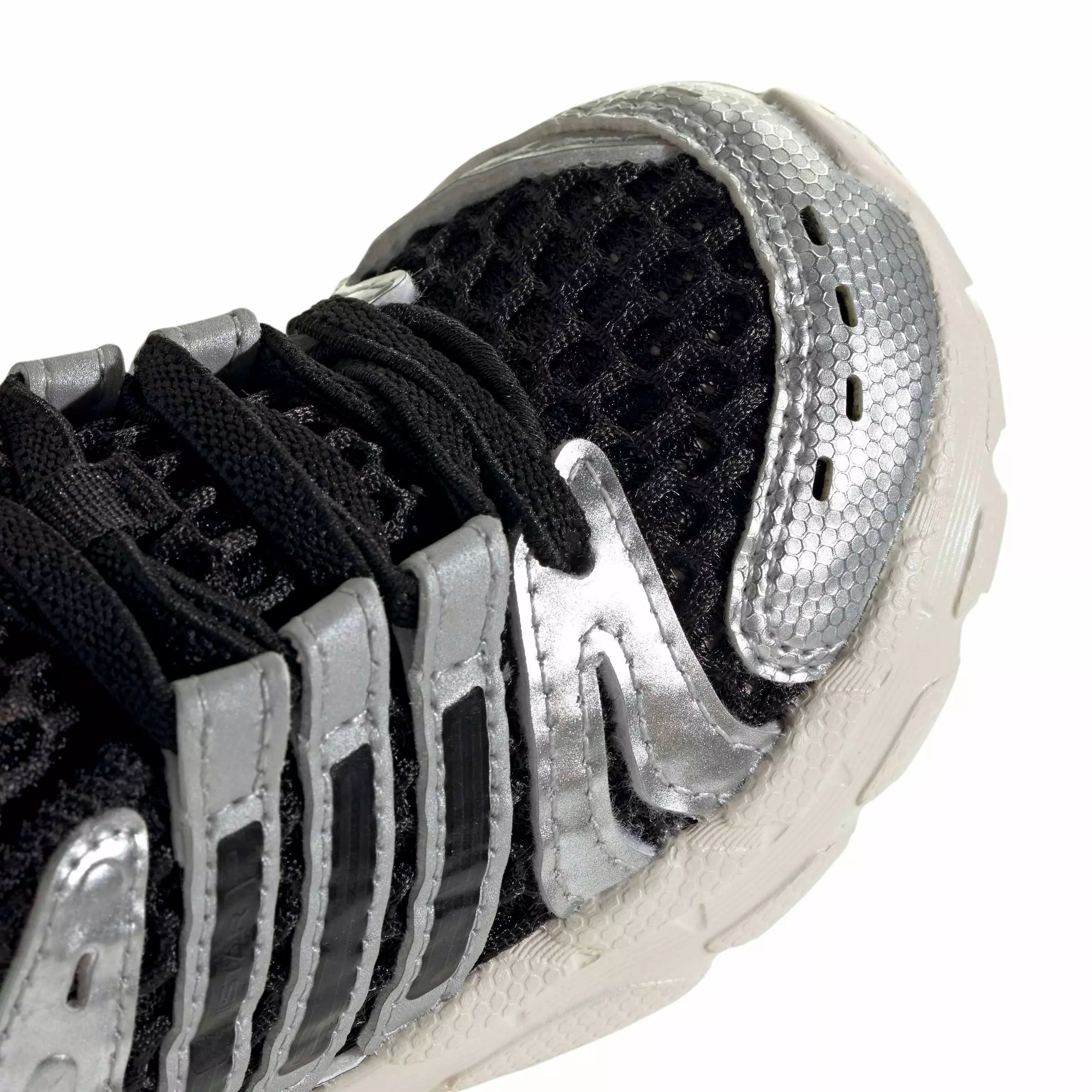 adidas Originals Adistar Control 5 EL "Core Black/Silver Metallic/Grey One" Infant Boys' Shoe - BLACK/SILVER/GREY