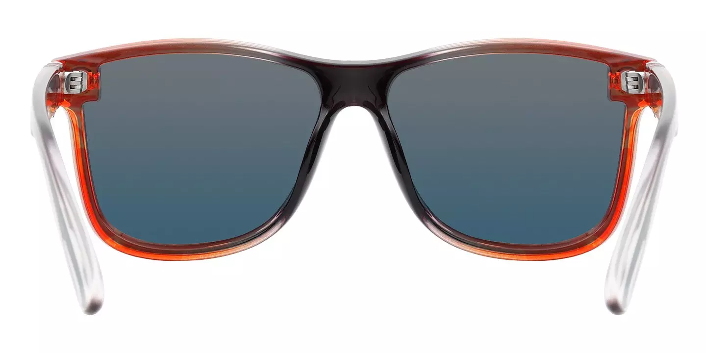 Blenders Millenia X2 Phoenix Fire Polarized Mirrored Sunglasses - RED