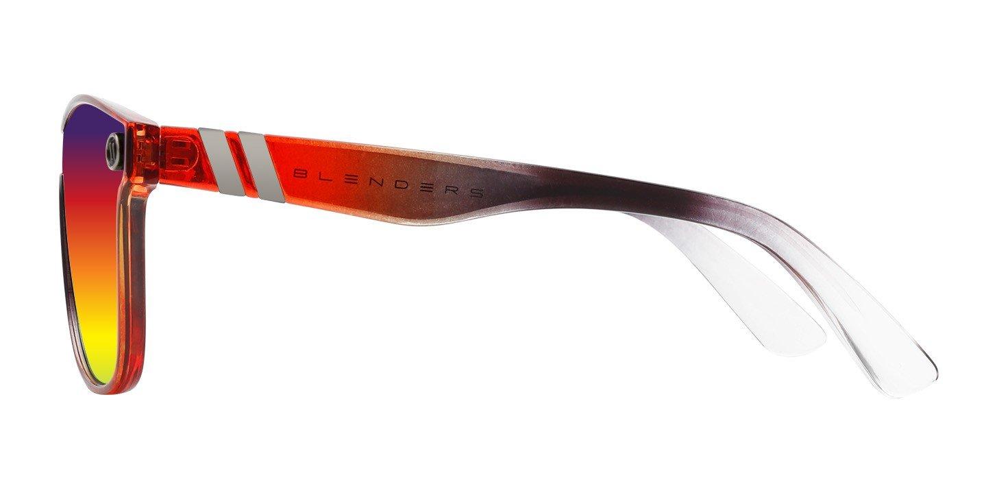 Blenders Millenia X2 Phoenix Fire Polarized Mirrored Sunglasses - RED Thumbnail View 3