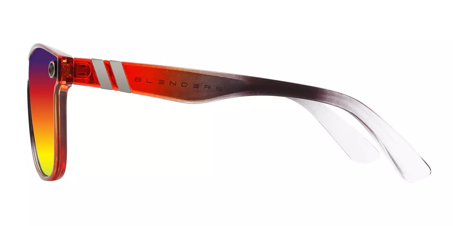 Blenders Millenia X2 Phoenix Fire Polarized Mirrored Sunglasses - RED