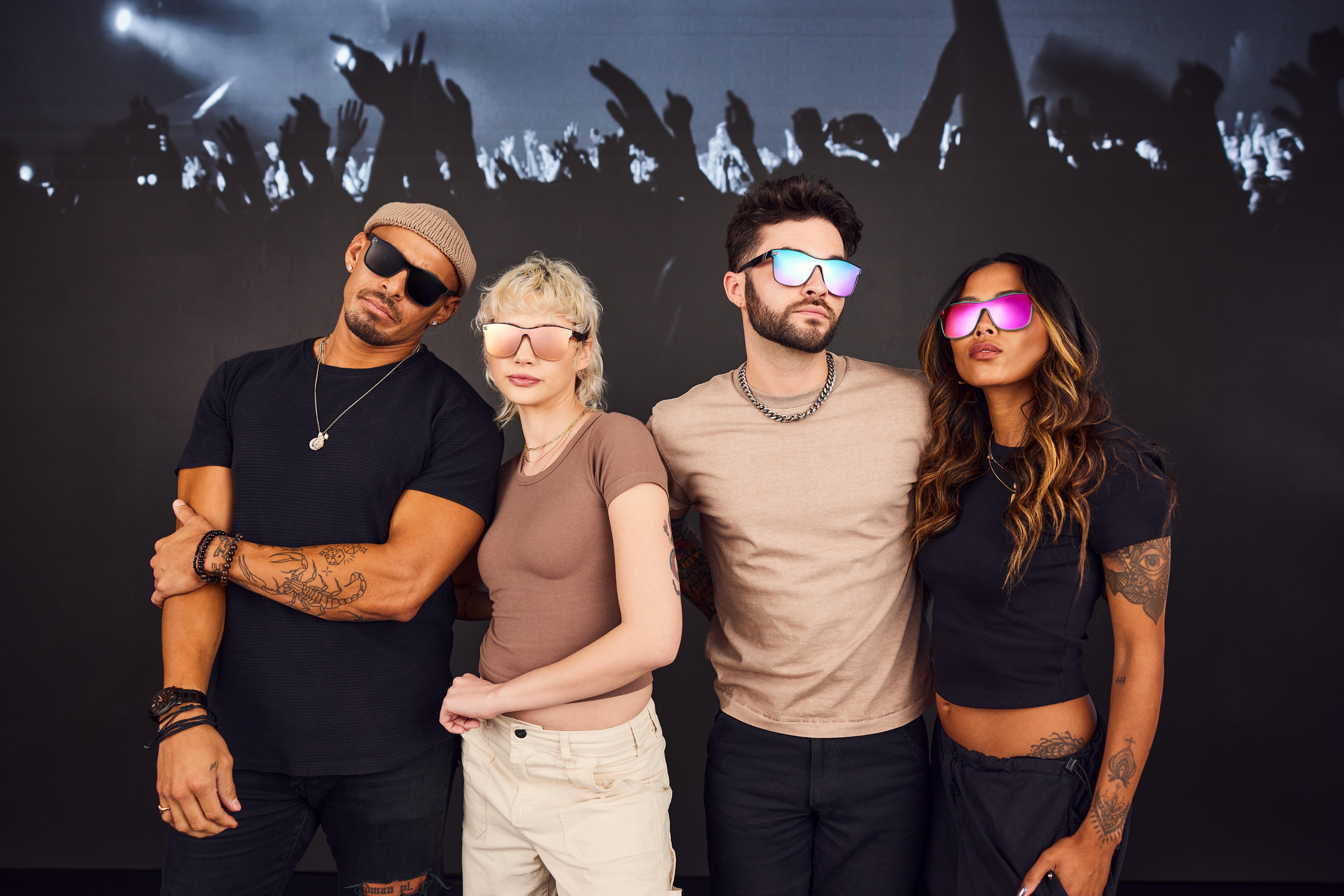 Blenders Millenia X2 Phoenix Fire Polarized Mirrored Sunglasses - RED Thumbnail View 6