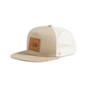 The North Face Half Dome Trucker Hat-Beige/White