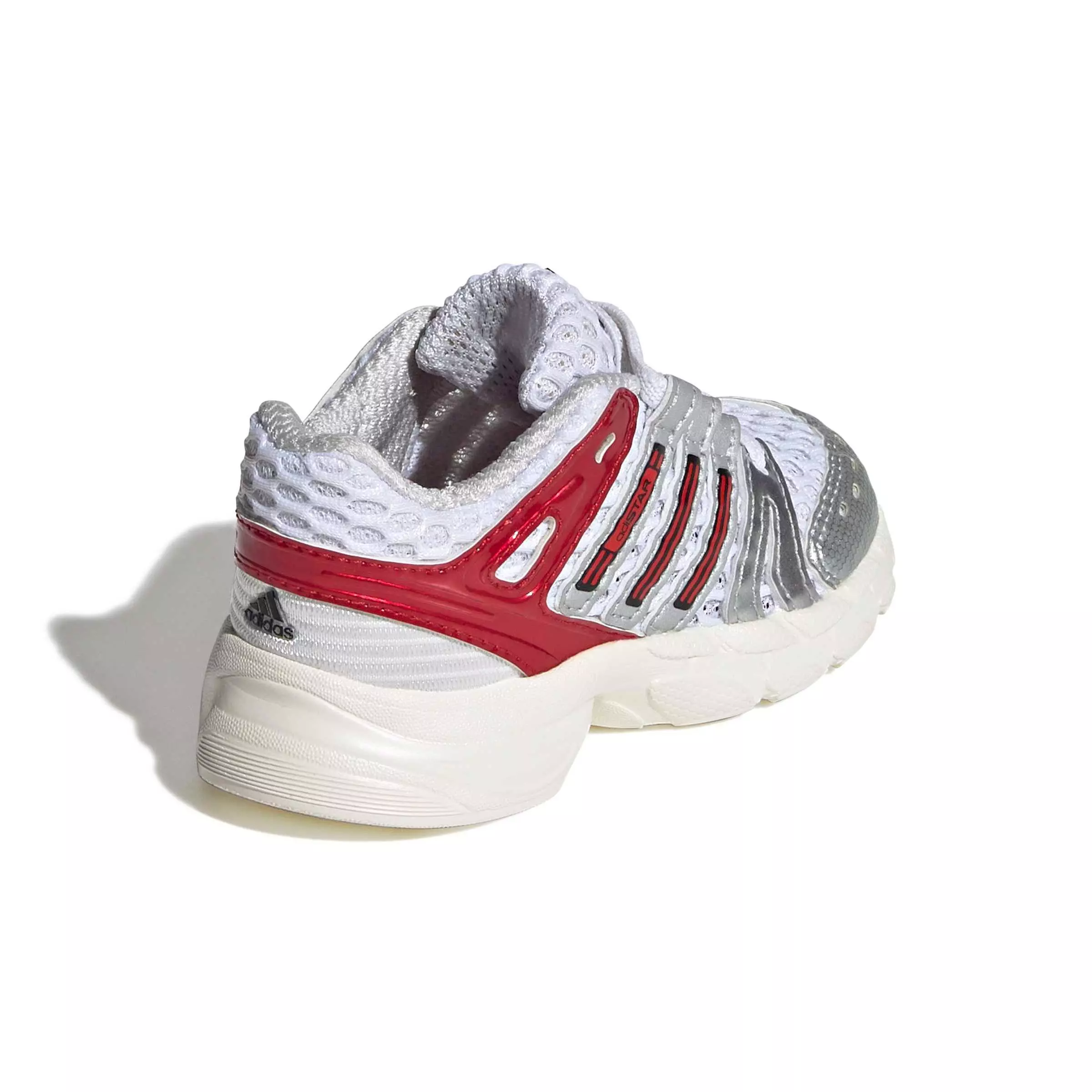 adidas Originals Adistar Control 5 EL "Ftwr White/Better Scarlet/Dash Grey" Infant Boys' Shoe - WHITE/SCARLET/GREY