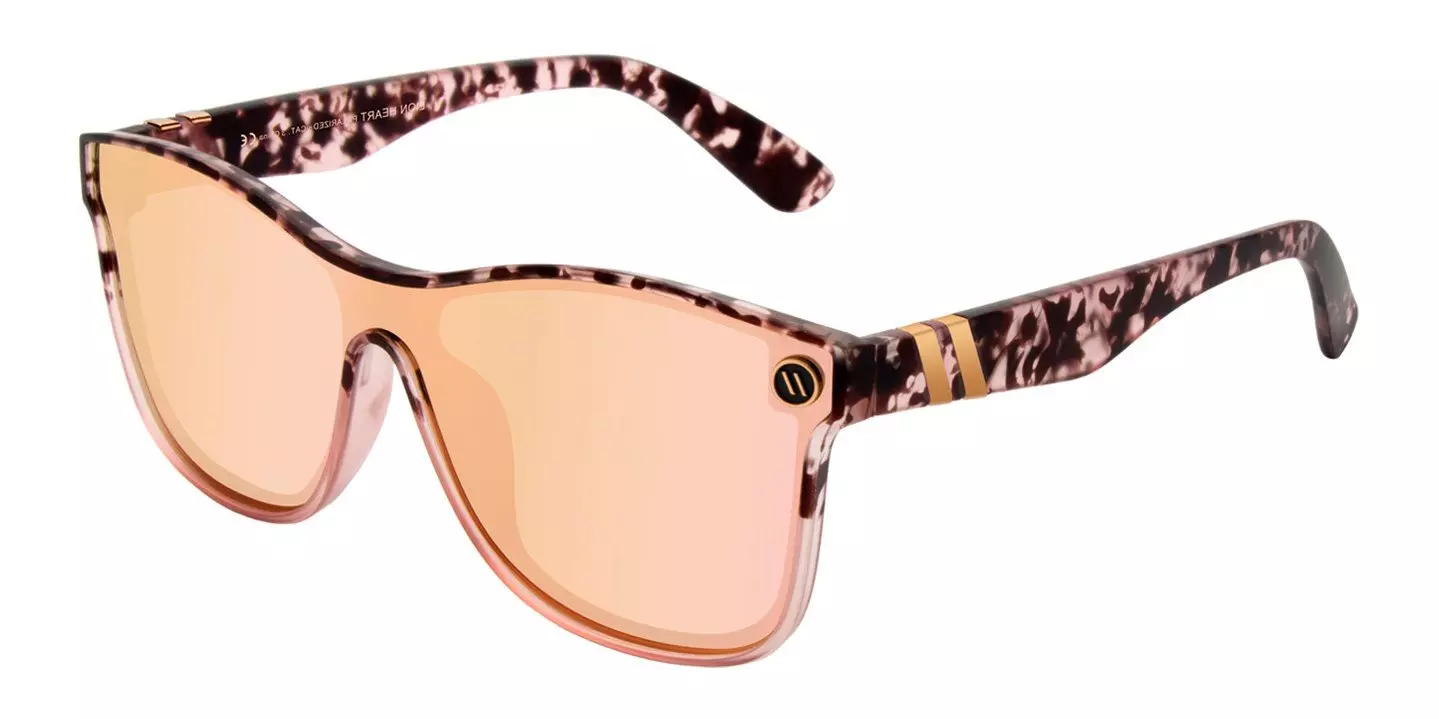 Blenders Millenia X2 Lion Heart Polarized Mirrored Sunglasses - CHAMPAGNE
