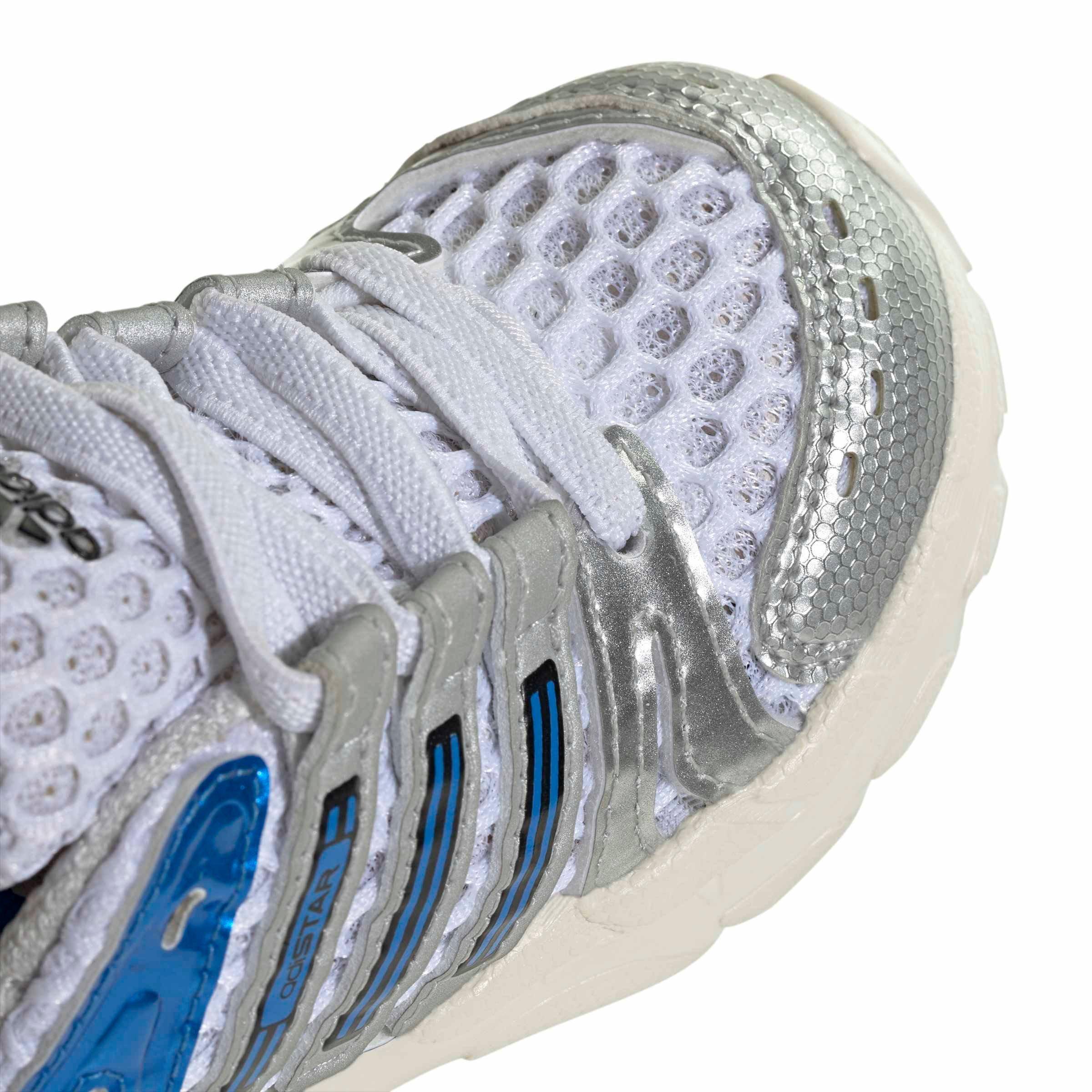 adidas Originals Adistar Control 5 EL "Ftwr White/Lucid Ray Blue/Dash Grey" Infant Boys' Shoe - WHITE/BLUE/GREY Thumbnail View 8
