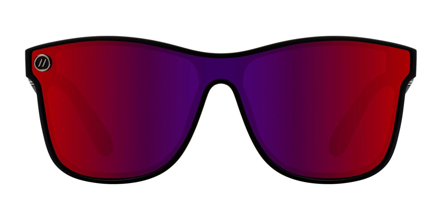 Blenders Millenia X2 Crimson Night Polarized Mirrored Sunglasses - RED Thumbnail View 4