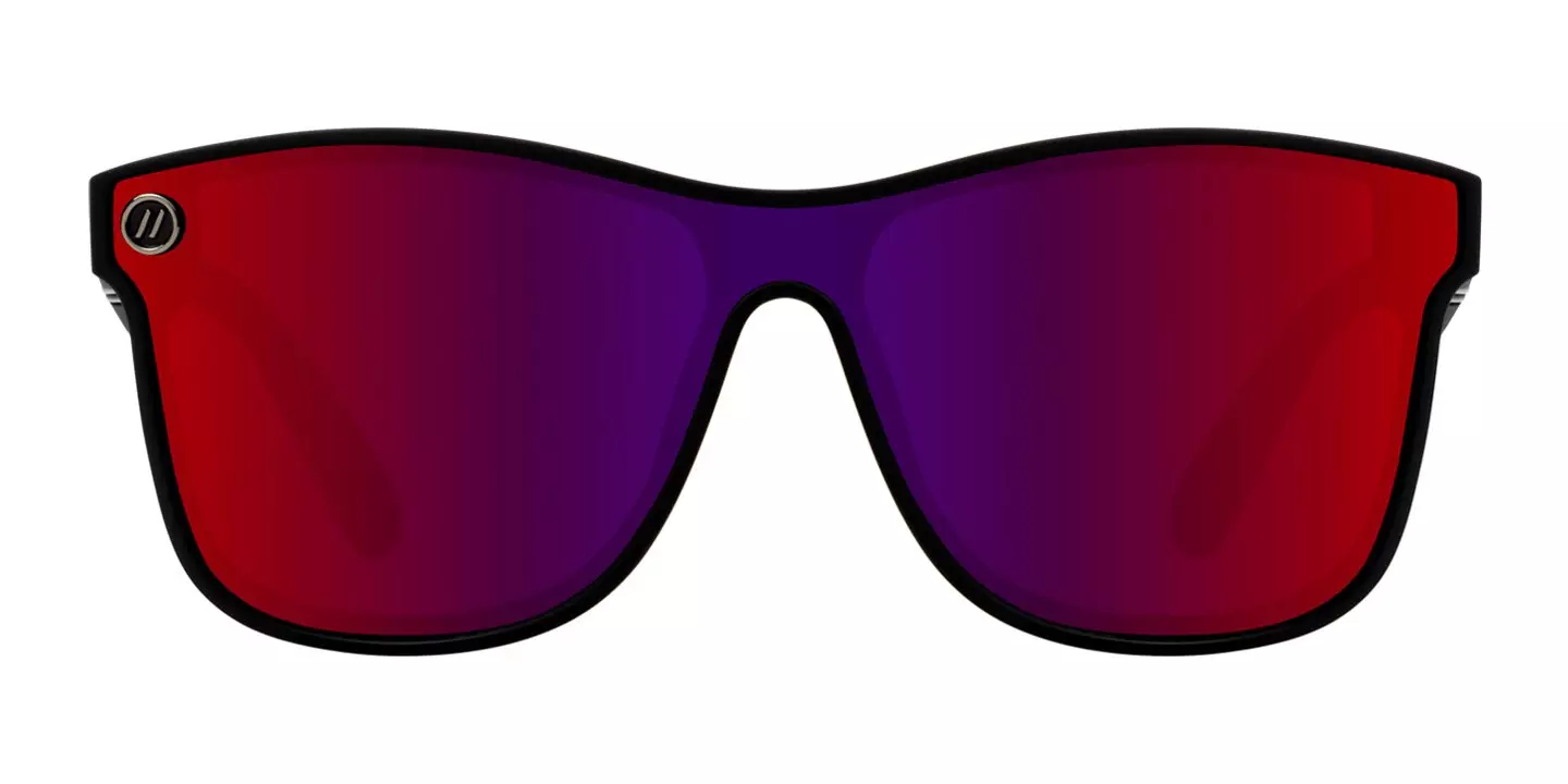 Blenders Millenia X2 Crimson Night Polarized Mirrored Sunglasses - RED