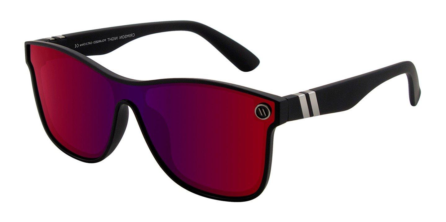 Blenders Millenia X2 Crimson Night Polarized Mirrored Sunglasses - RED Thumbnail View 5