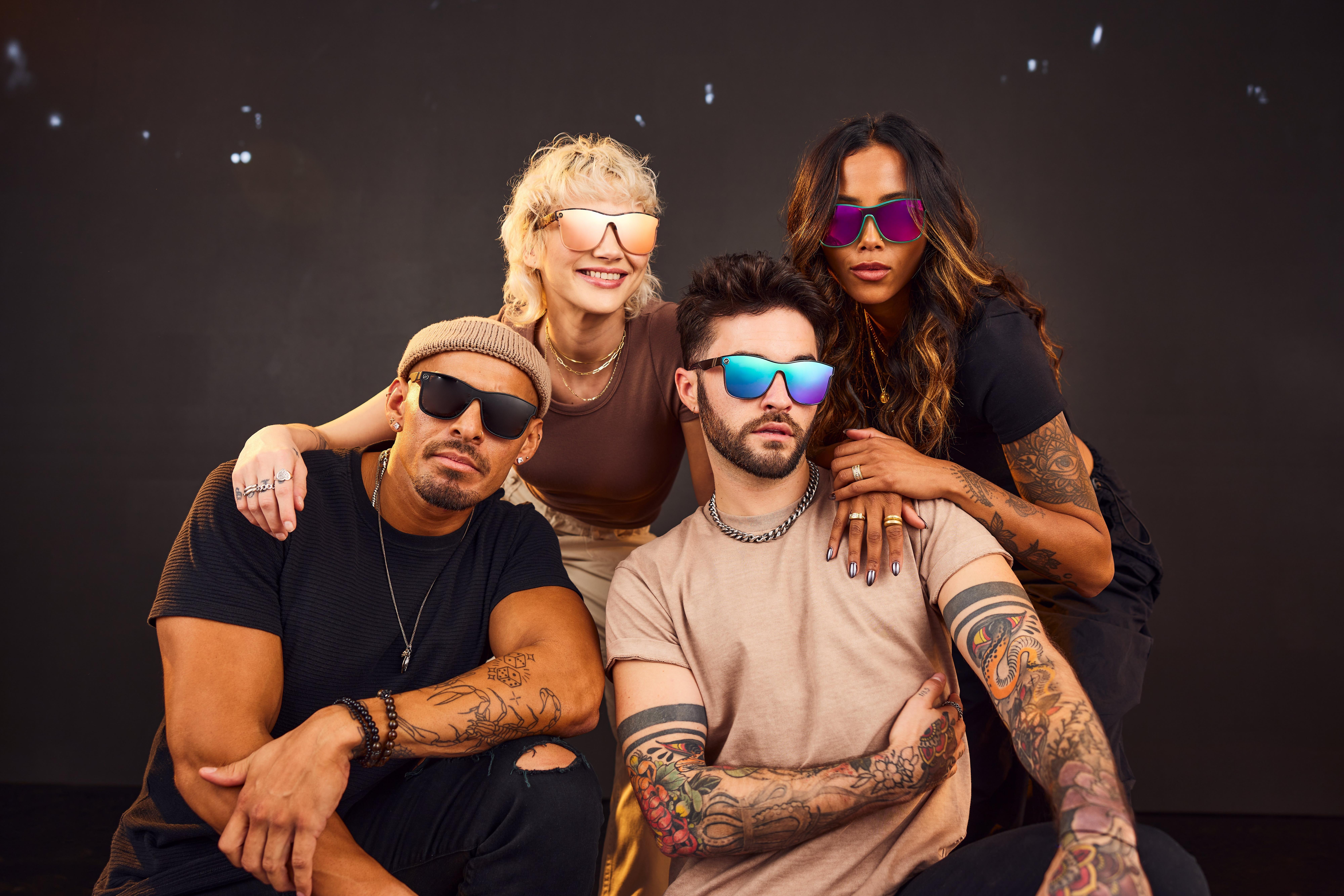 Blenders Millenia X2 Crimson Night Polarized Mirrored Sunglasses - RED Thumbnail View 6