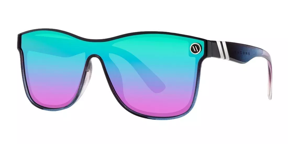 Blenders Millenia X2 Black Forest Polarized Mirrored Sunglasses - BLUE