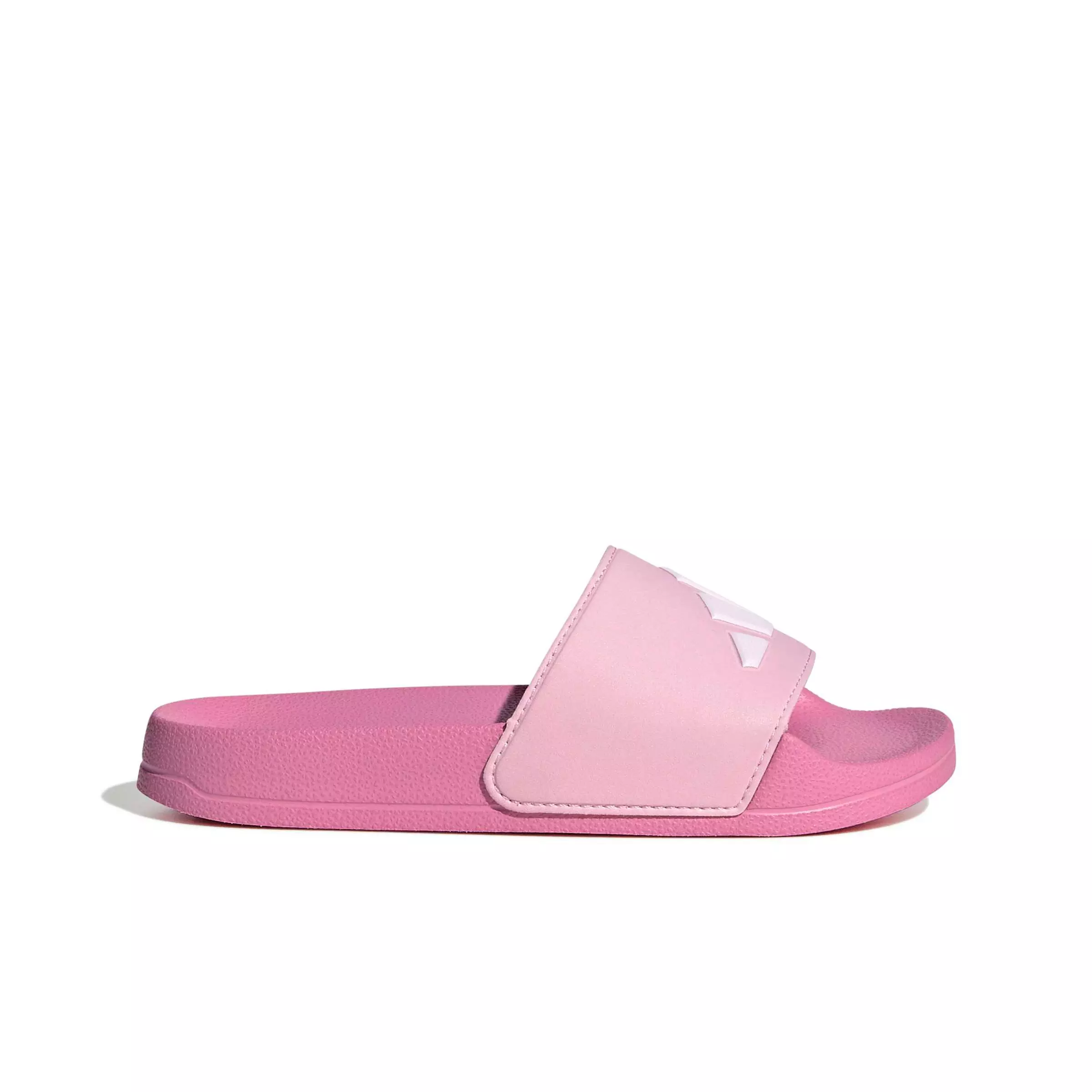 adidas Adilette Shower Logo "Bliss Pink/Ftwr White/Clear Pink" Grade School Girls' Sandal - PINK/WHITE/PINK