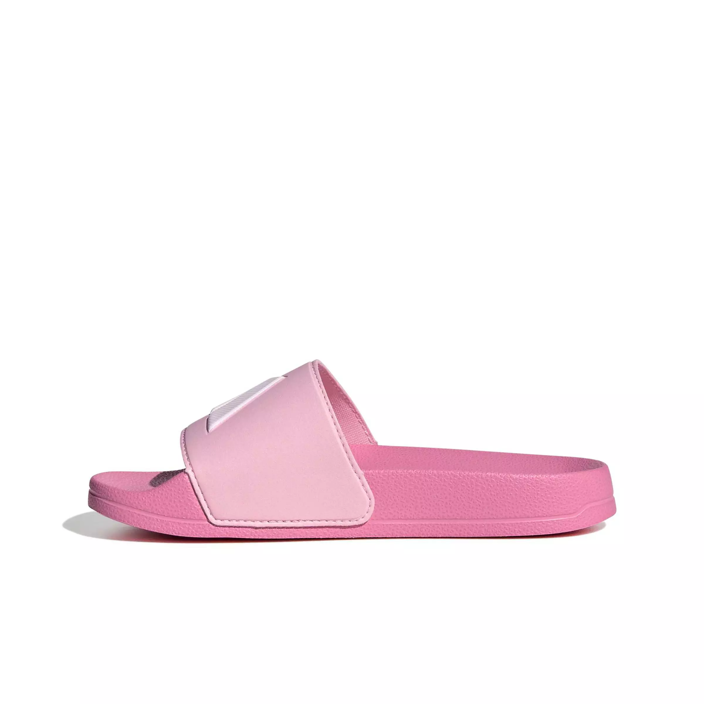 adidas Adilette Shower Logo "Bliss Pink/Ftwr White/Clear Pink" Grade School Girls' Sandal - PINK/WHITE/PINK