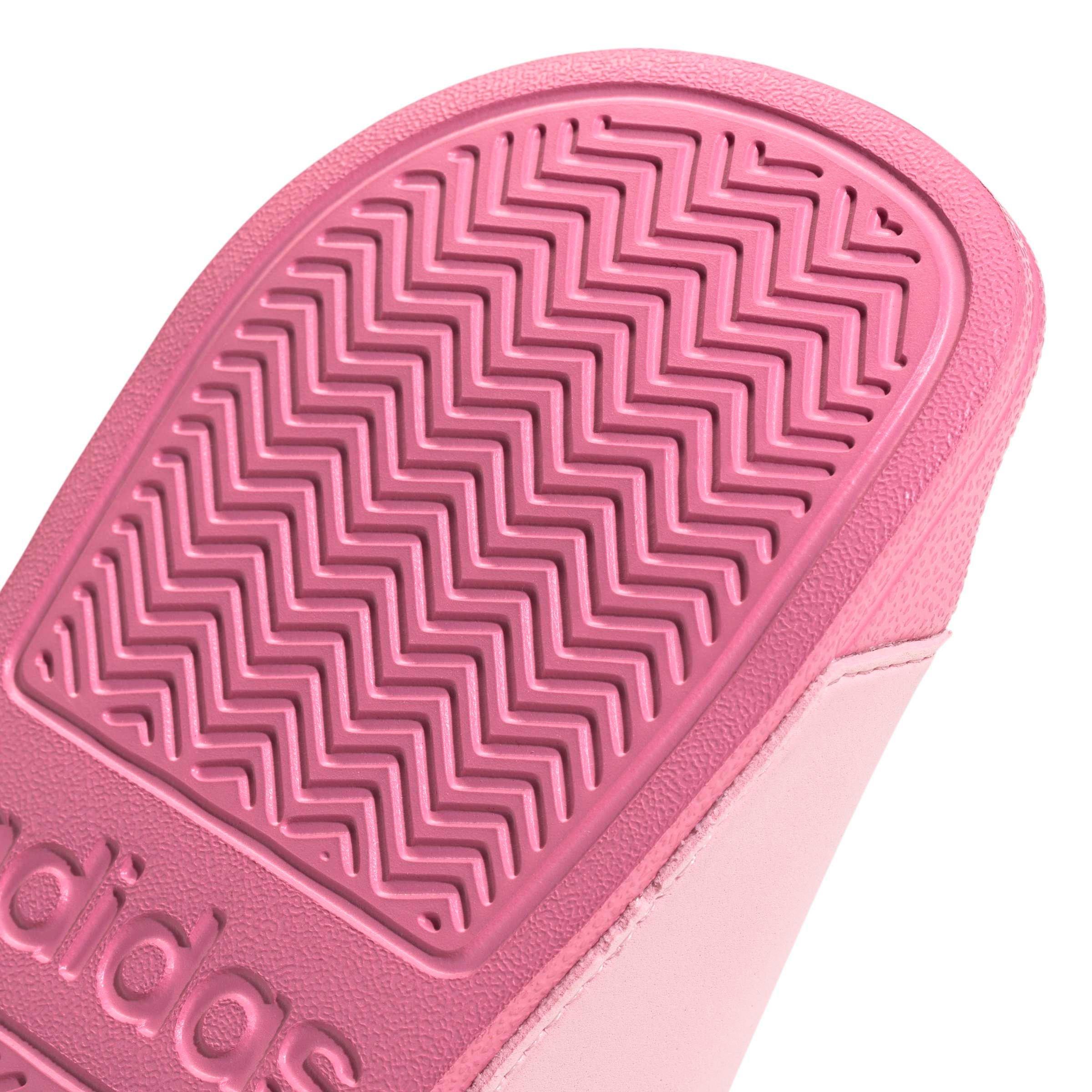 adidas Adilette Shower Logo "Bliss Pink/Ftwr White/Clear Pink" Grade School Girls' Sandal - PINK/WHITE/PINK Thumbnail View 7