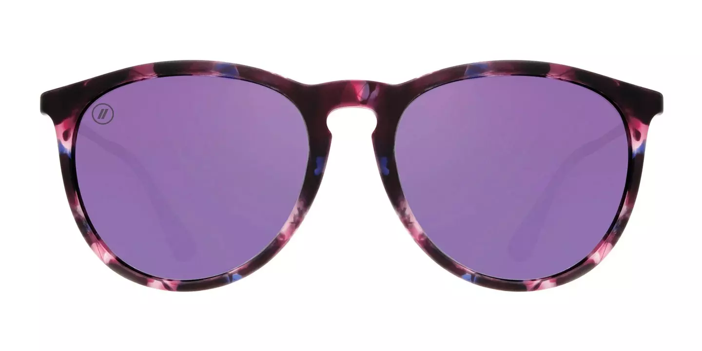 Blenders North Park Rosemary Beach Polarized Mirrored Sunglasses - PURPLE