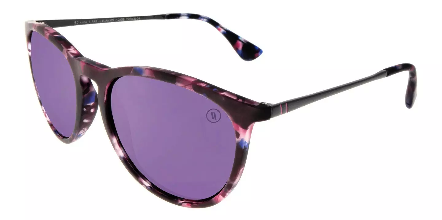 Blenders North Park Rosemary Beach Polarized Mirrored Sunglasses - PURPLE