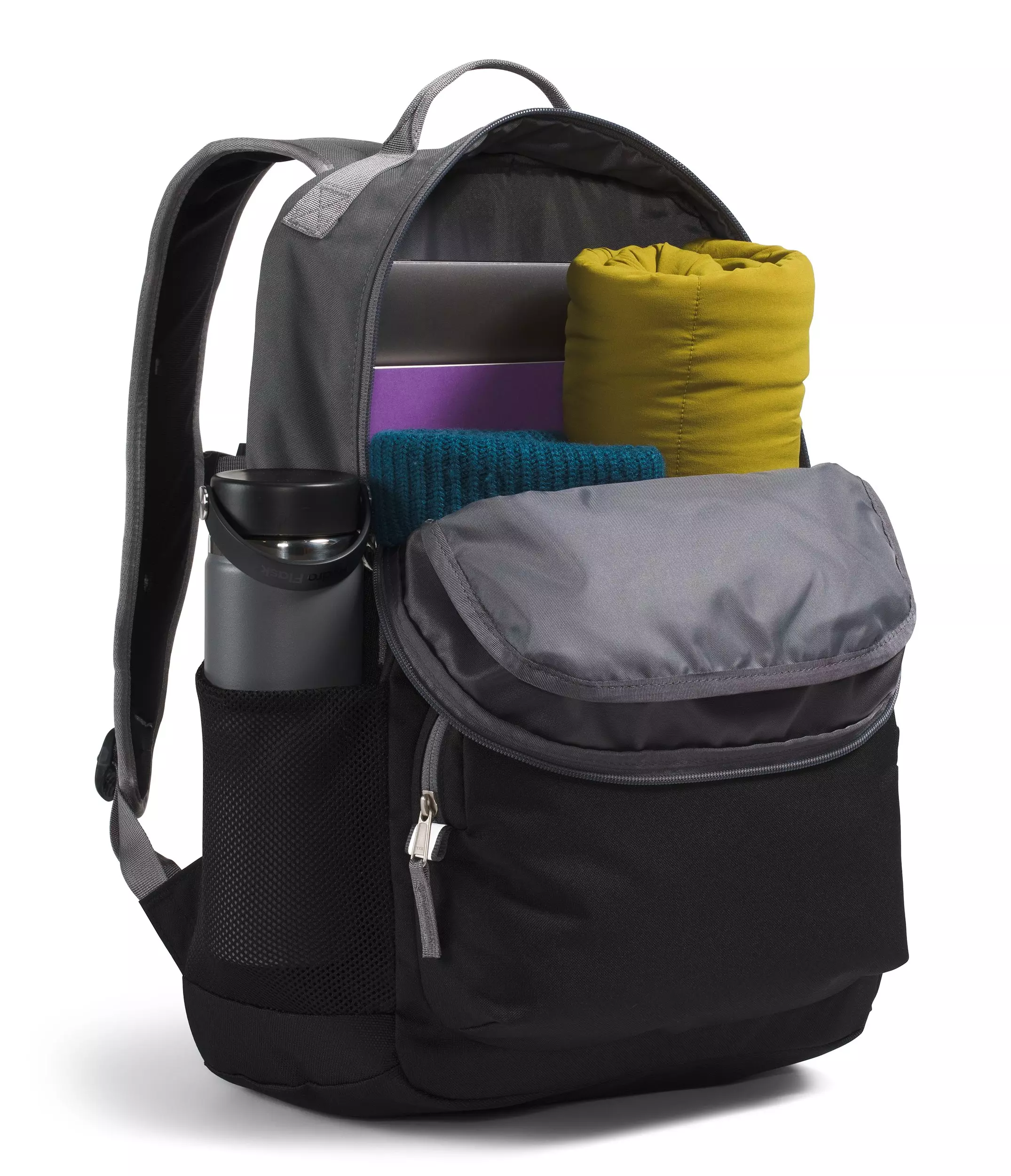 The North Face Youth Chuckwalla Backpack - Grey/Black - GREY/BLACK