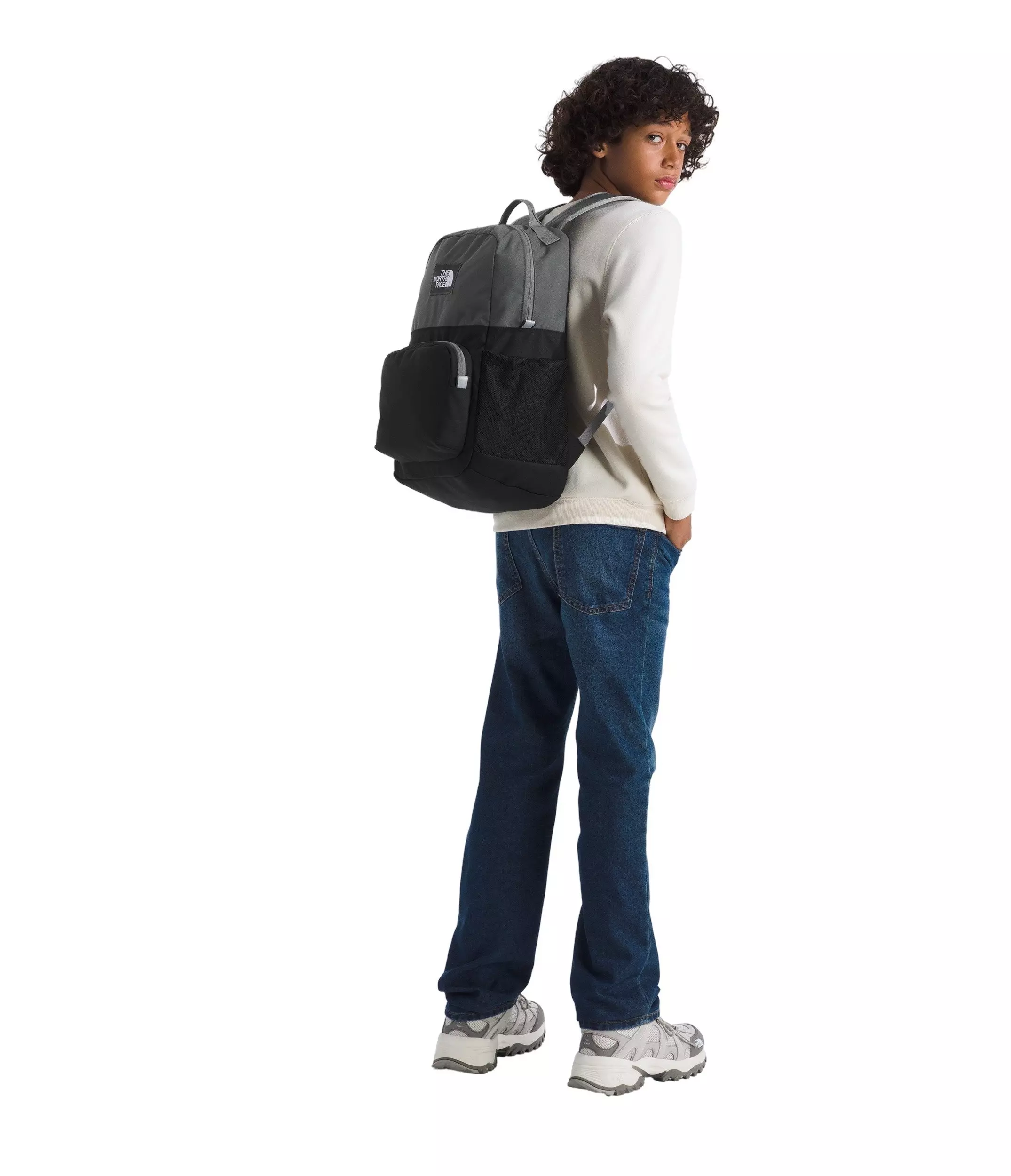 The North Face Youth Chuckwalla Backpack - Grey/Black - GREY/BLACK