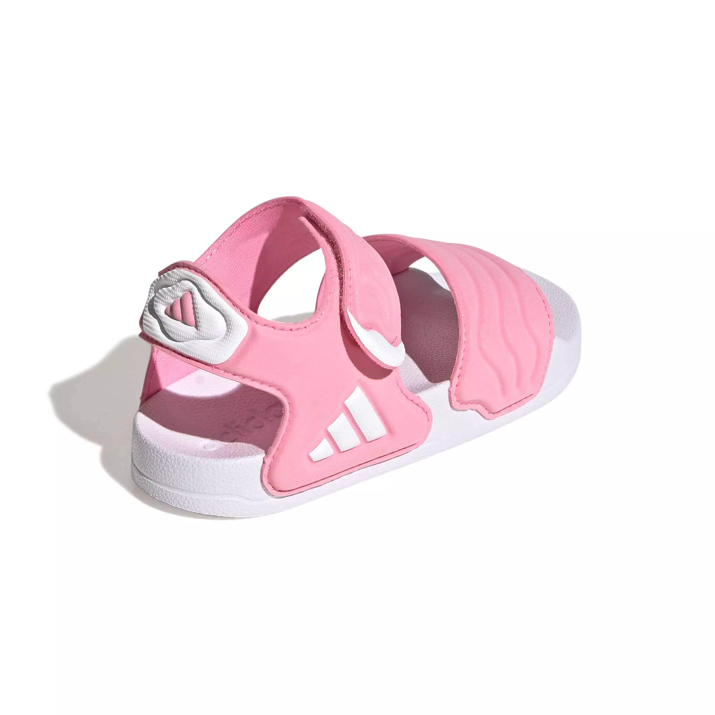 adidas Adilette 2 "Bliss Pink/Ftwr White/Bliss Pink" Grade School Girls' Sandal - PINK/WHITE/PINK