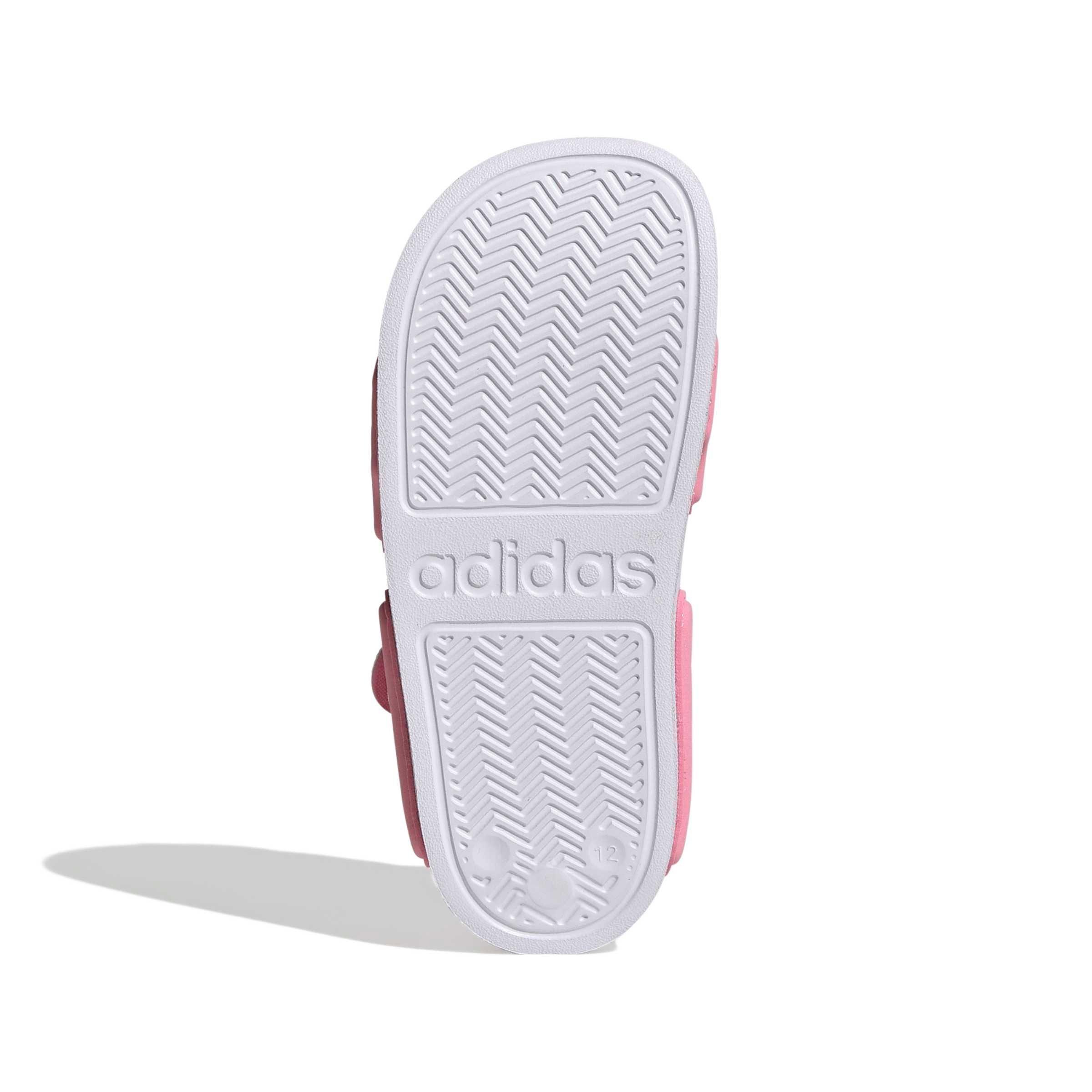 adidas Adilette 2 "Bliss Pink/Ftwr White/Bliss Pink" Grade School Girls' Sandal - PINK/WHITE/PINK Thumbnail View 6