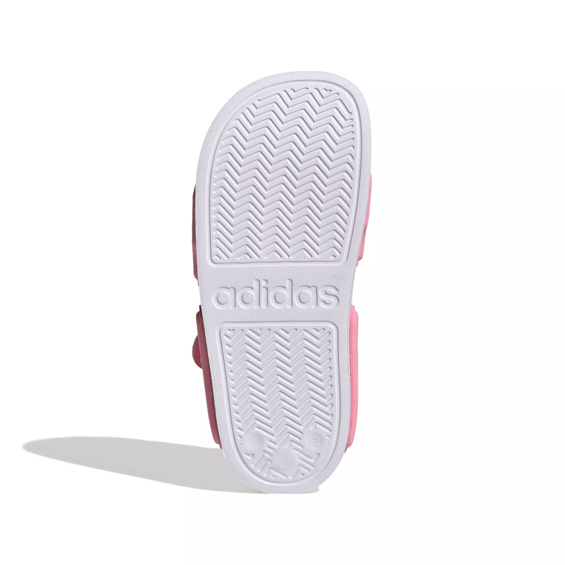 adidas Adilette 2 "Bliss Pink/Ftwr White/Bliss Pink" Grade School Girls' Sandal - PINK/WHITE/PINK