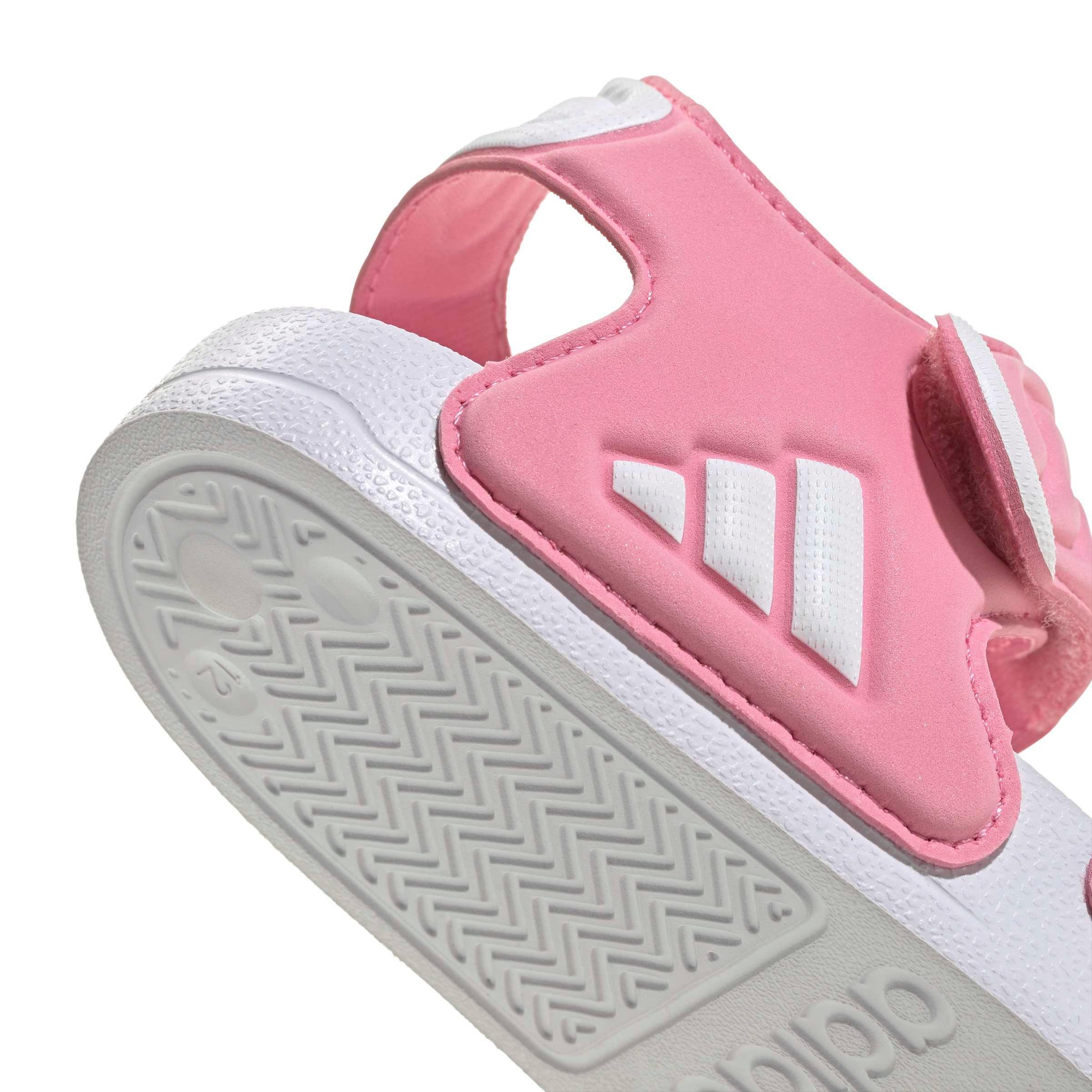 adidas Adilette 2 "Bliss Pink/Ftwr White/Bliss Pink" Grade School Girls' Sandal - PINK/WHITE/PINK Thumbnail View 7