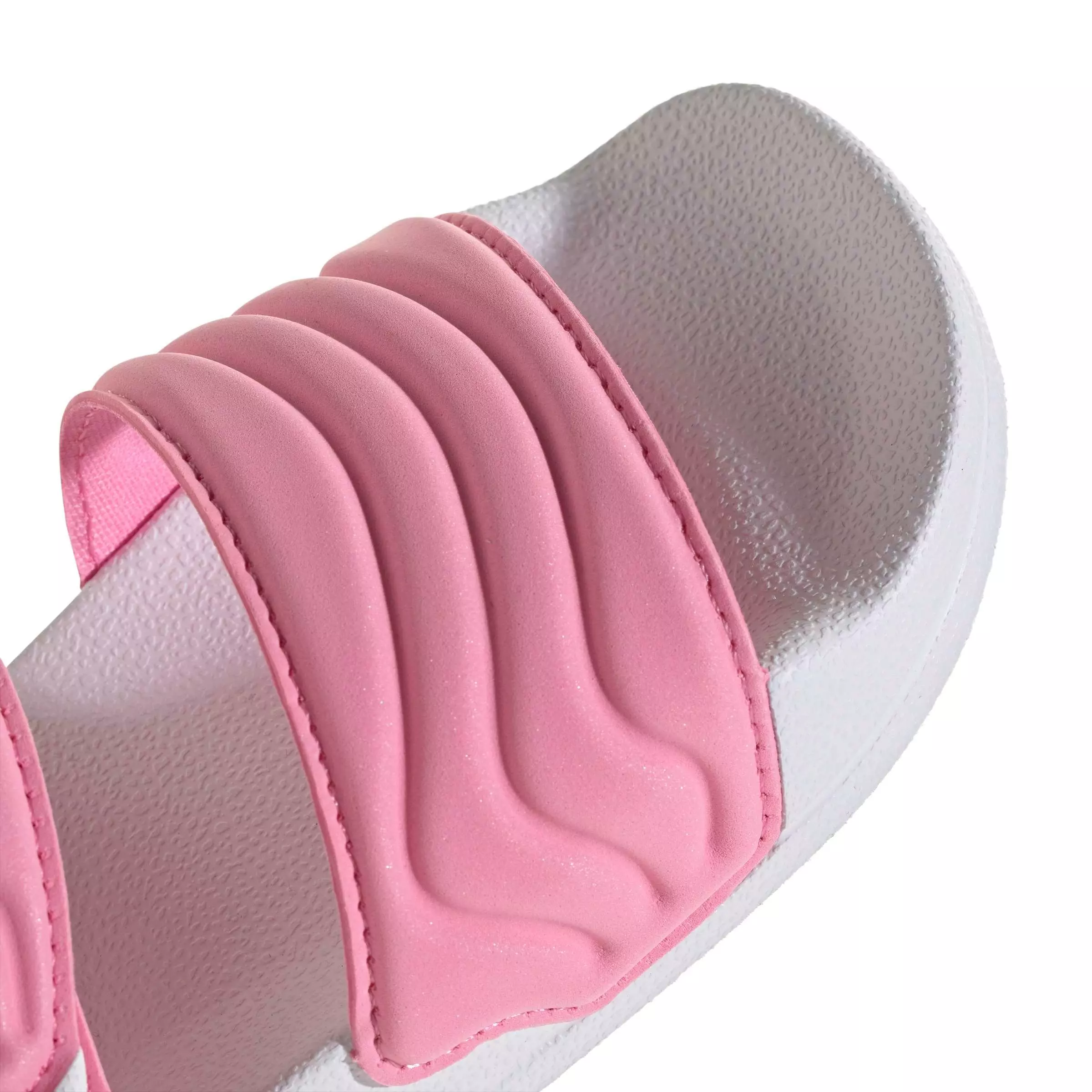 adidas Adilette 2 "Bliss Pink/Ftwr White/Bliss Pink" Grade School Girls' Sandal - PINK/WHITE/PINK