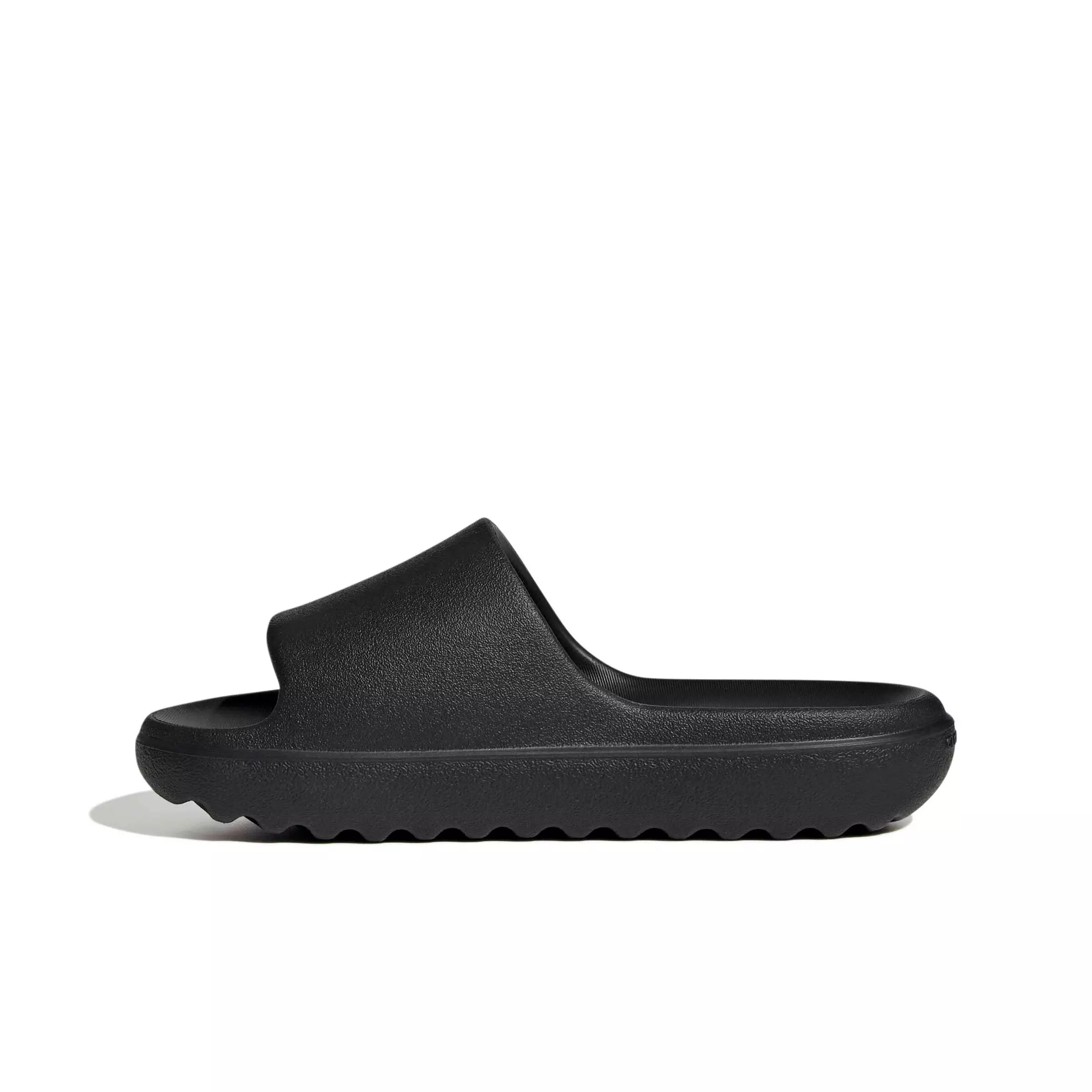 adidas Adilette Lumia "Core Black/Core Black/Core Black" Grade School Boys' Slide - BLACK/BLACK/BLACK