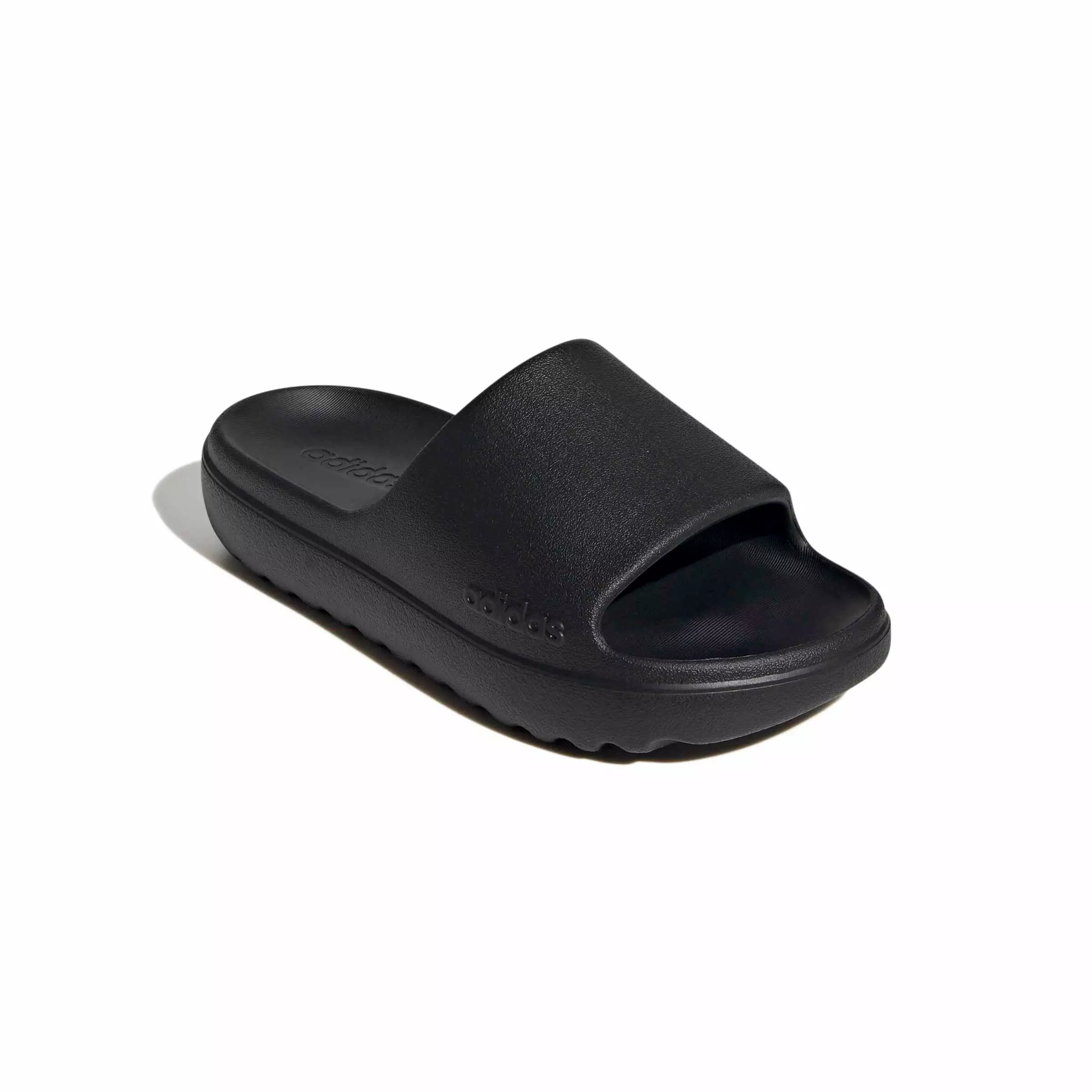adidas Adilette Lumia "Core Black/Core Black/Core Black" Grade School Boys' Slide - BLACK/BLACK/BLACK