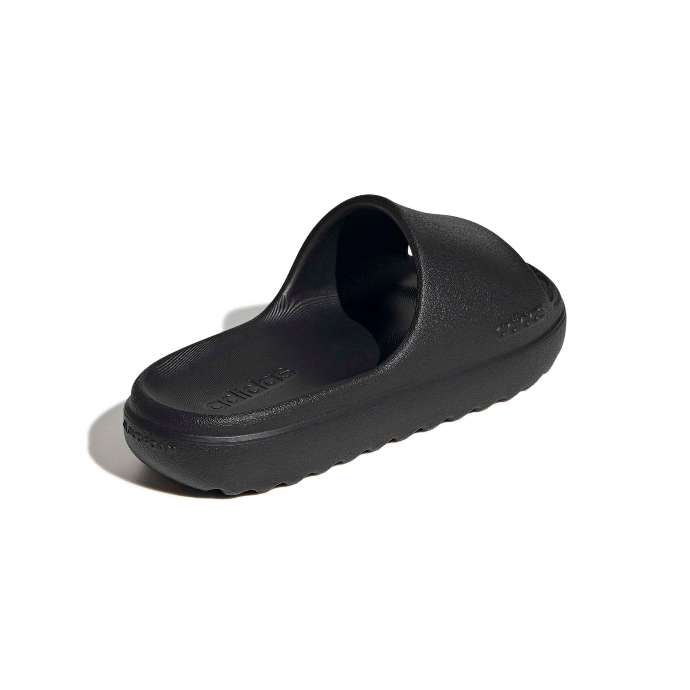 adidas Adilette Lumia "Core Black/Core Black/Core Black" Grade School Boys' Slide - BLACK/BLACK/BLACK Thumbnail View 4
