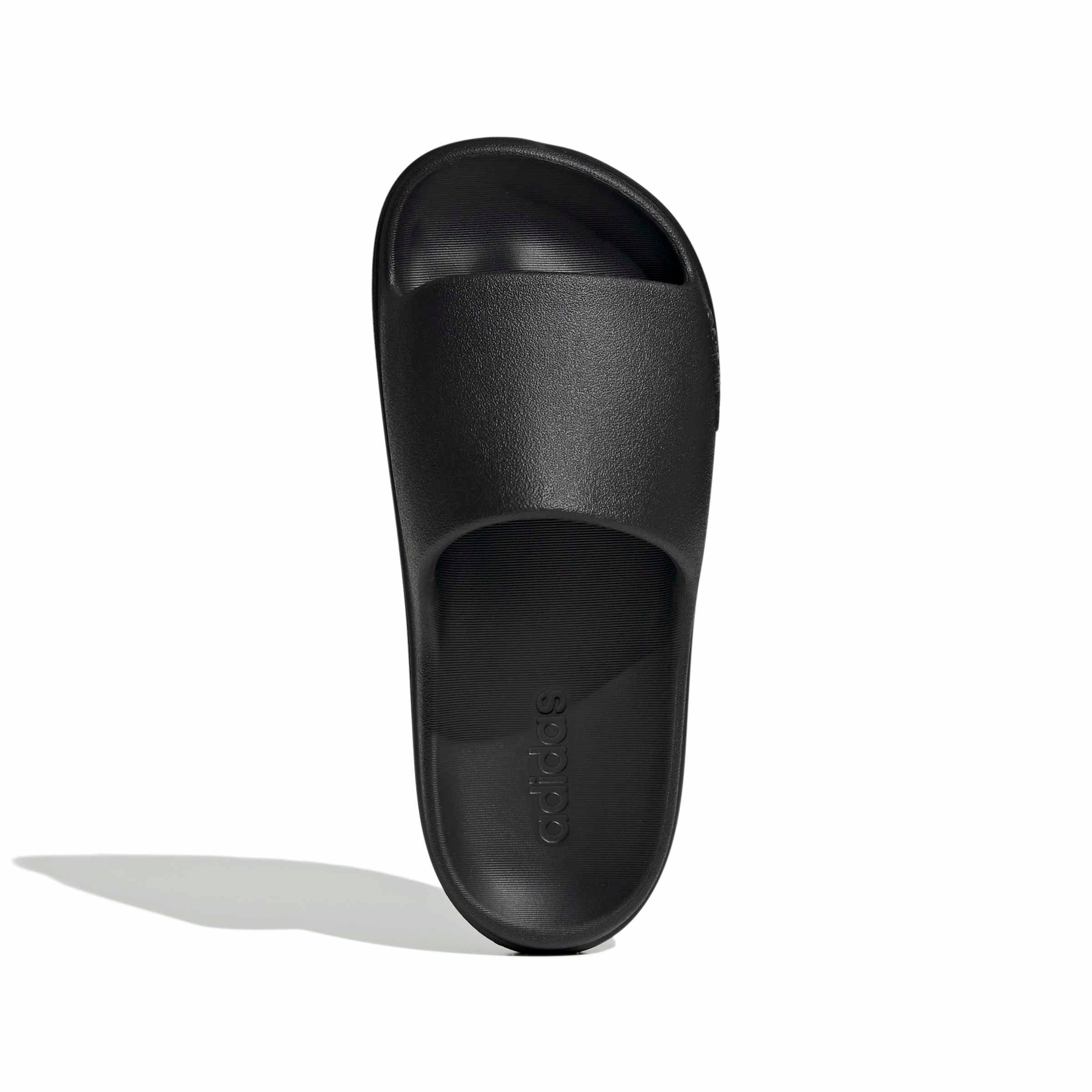 adidas Adilette Lumia "Core Black/Core Black/Core Black" Grade School Boys' Slide - BLACK/BLACK/BLACK Thumbnail View 5