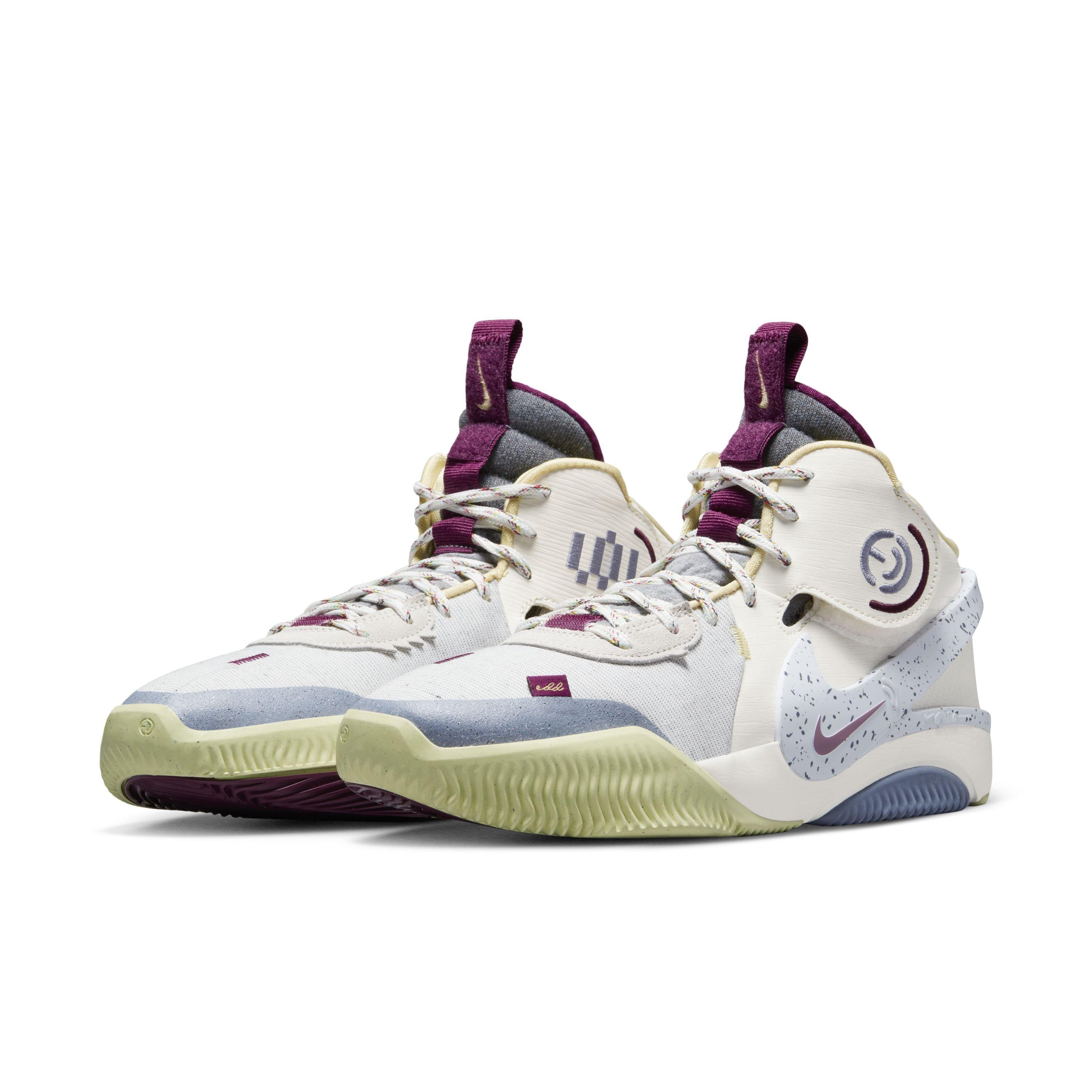 Nike Air Deldon "Phantom/Sangria/Zinnia" Men's Basketball Shoe - PHANTOM/SANGRIA/ZINNIA Thumbnail View 3