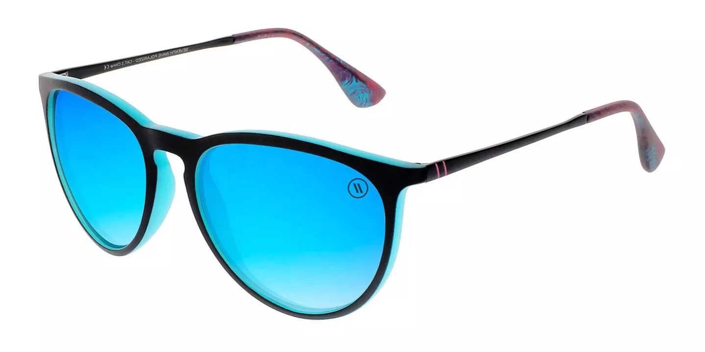 Blenders North Park Seventh Wave Polarized Sunglasses - BLUE