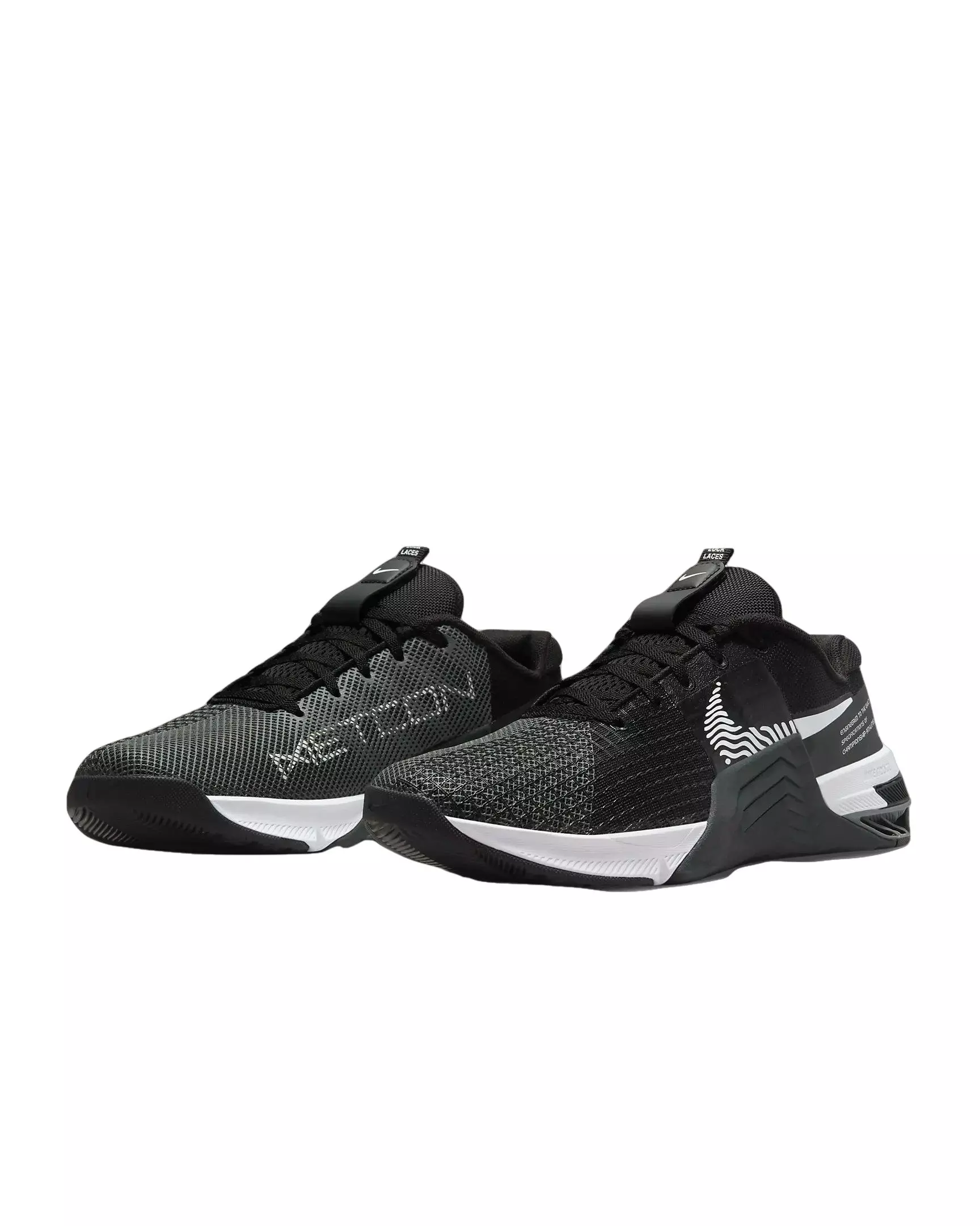 Nike Metcon 8 "Black/Dark Smoke Grey/Smoke Grey/White" Men's Training Shoe - BLACK/DK GREY/GREY/WHITE