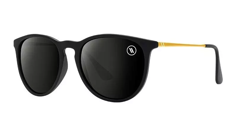 Blenders North Park University Heights Polarized Mirrored Sunglasses - BLACK