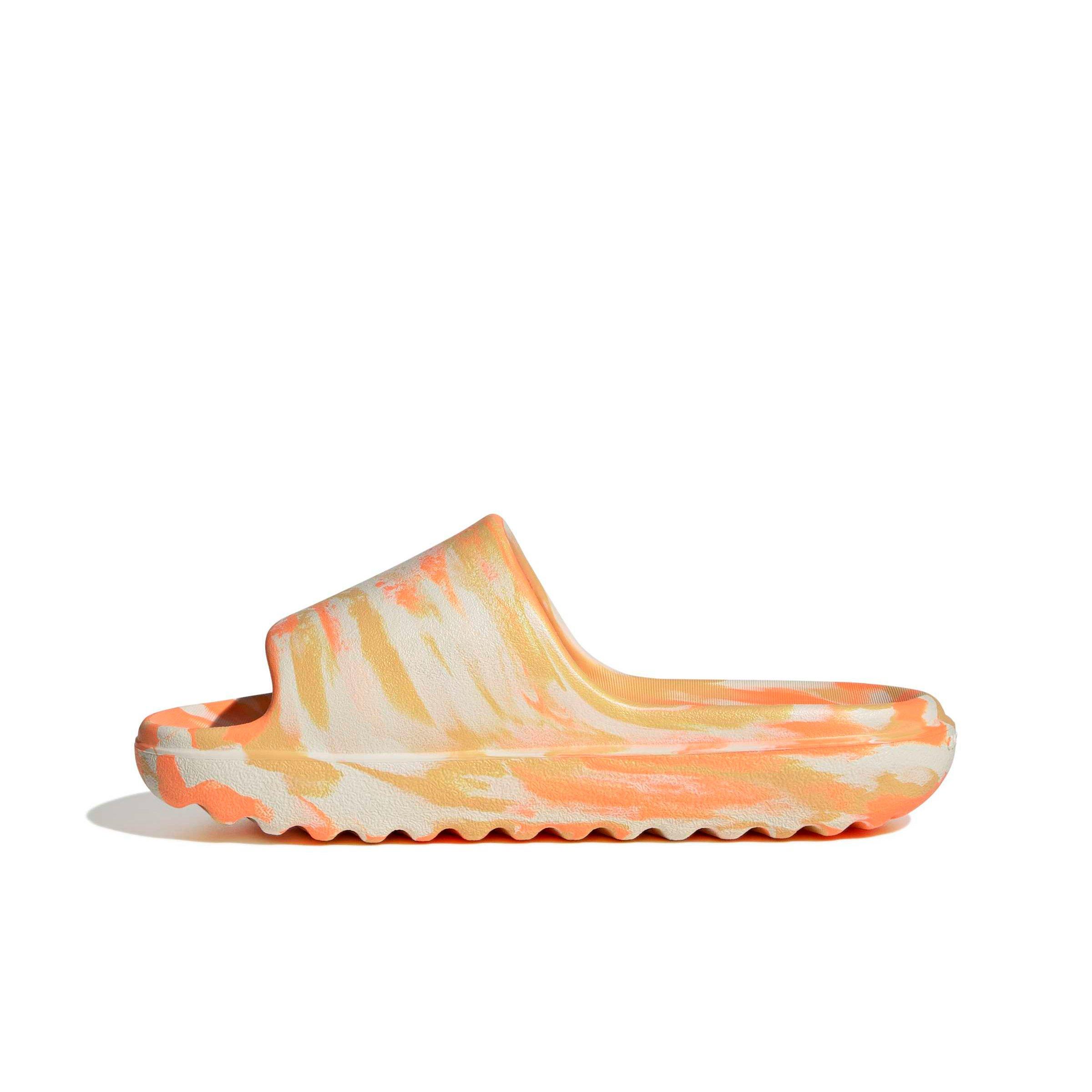 adidas Adilette Lumia "Lucid Orange/Semi Ice Tangerine/Off White" Grade School Boys' Slide - ORANGE/TANGERINE/OFF WHITE Thumbnail View 2